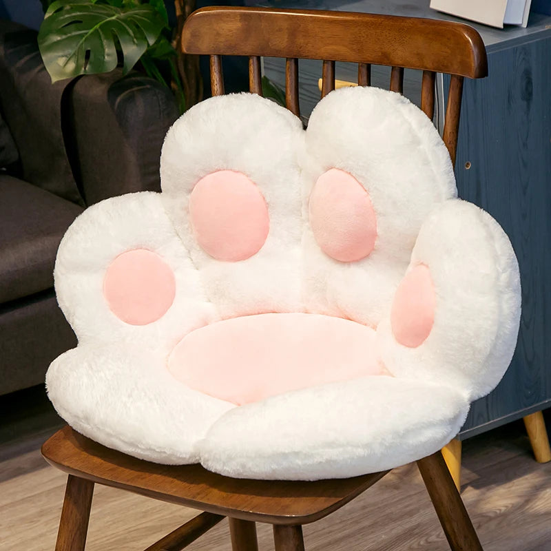 70cm Kawaii Plush Bear Paw Mat Cute Animal Bear Cat Foot Pillow Heart Plush Cushion Stuffed Soft Toys for Home Decor Gifts