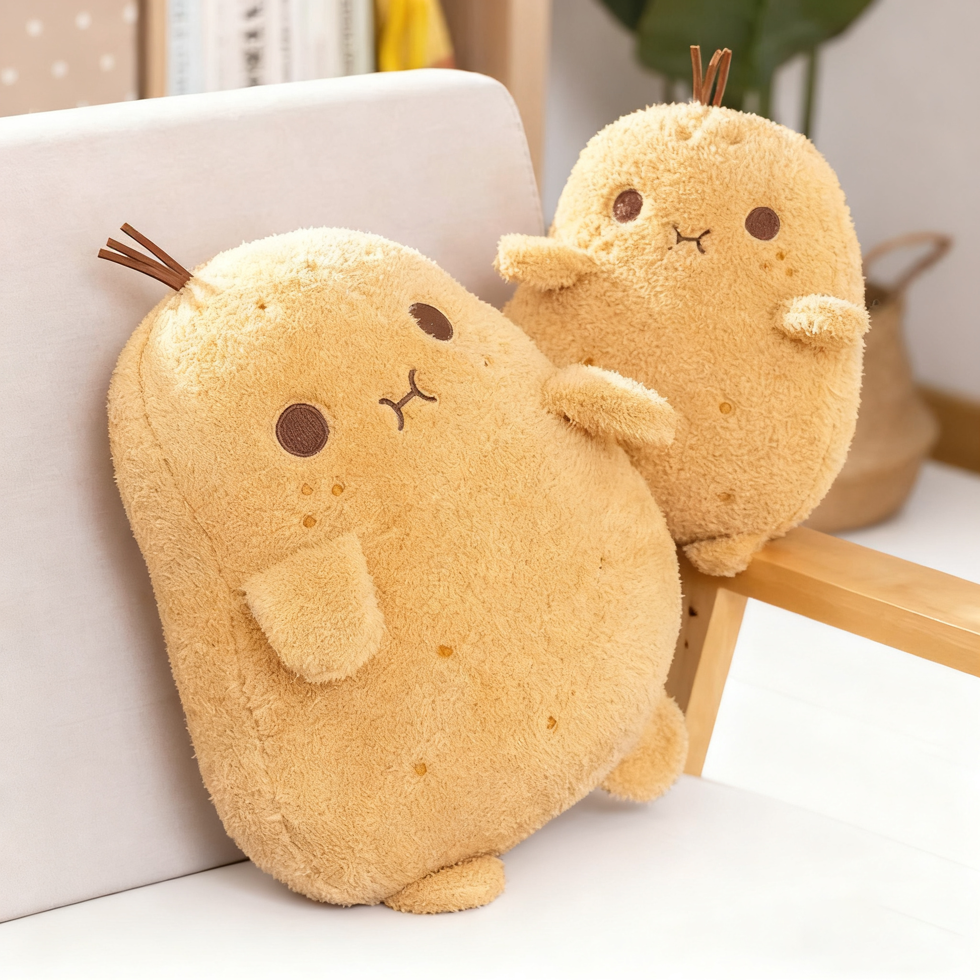 Cute Lovely Potato Plush Toys Cartoon Vegetable Stuffed Dolls Birthday Gift Sleeping Plushie Car Bed Sofa Plush Decoration