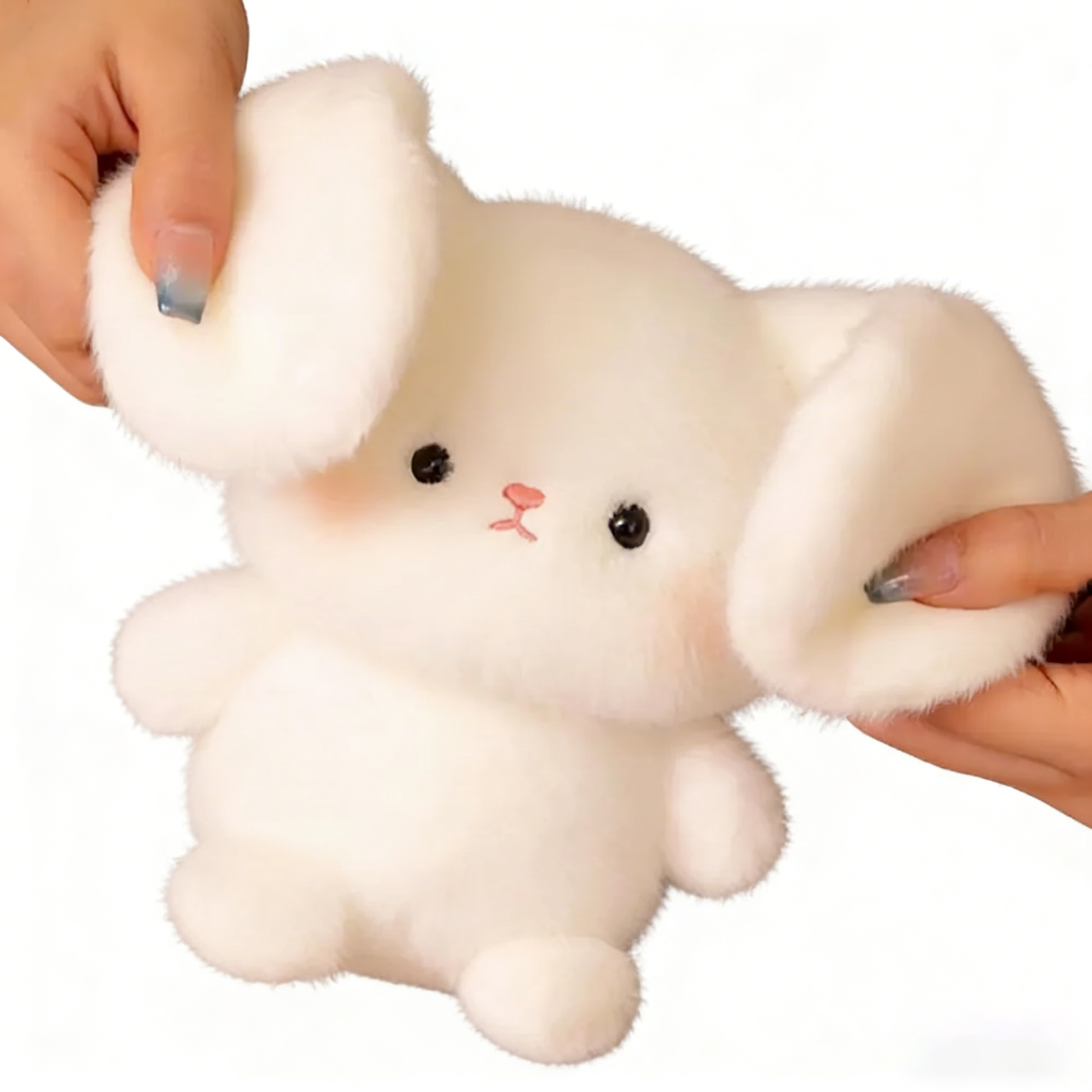 "Cute Animal Plush Toy Set (9 Pcs) - Soft Stuffed Panda/Fox/Pig/Elephant/Bear for Kids, Cuddly Gift for Bedroom Decor & Stress Relief"