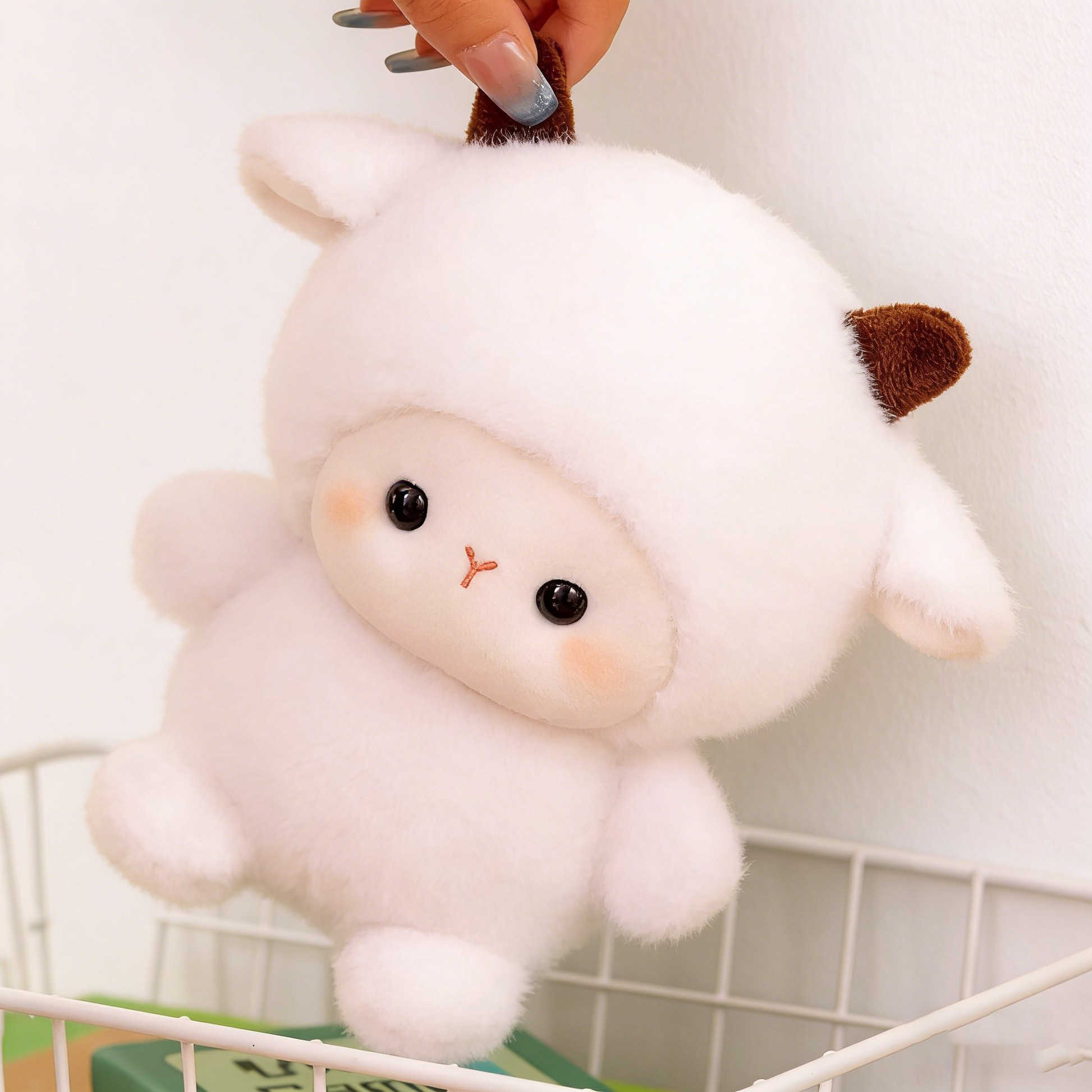 "Cute Animal Plush Toy Set (9 Pcs) - Soft Stuffed Panda/Fox/Pig/Elephant/Bear for Kids, Cuddly Gift for Bedroom Decor & Stress Relief"