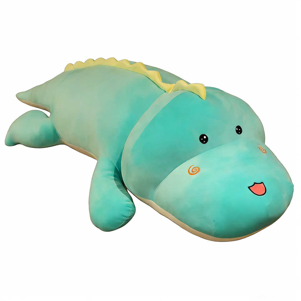 "Long Crocodile Plush Pillow - Soft Stuffed Animal Body Pillow | Cute Kawaii Croc Plush Toy for Kids & Adults (Multiple Colors)"