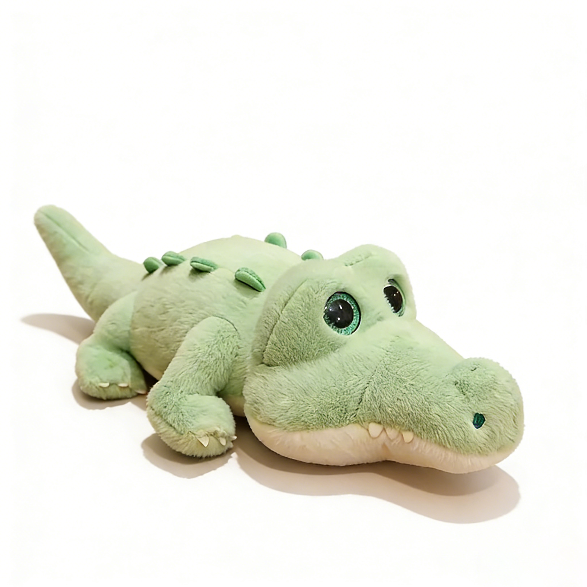 35cm Cute crocodile plush toy, cute plush with big eyes, Kawaii, the most suitable plush toy for bedroom and living room