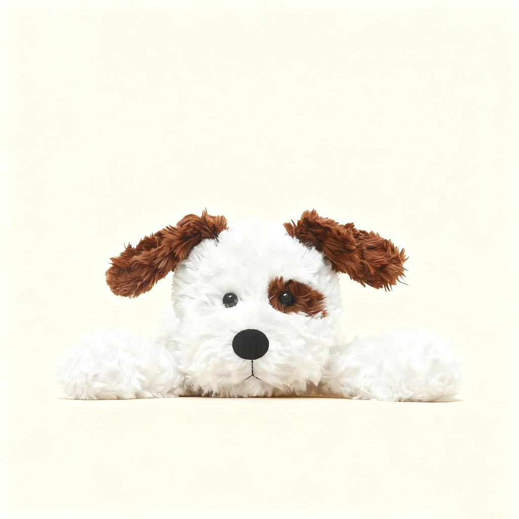 35cm Cute Lying Dog Plush Toys Fluffy Cartoon Puppy Doll Kids Companion Soothing Fun Doll Lovely Room Decor Kid Birthday Gift