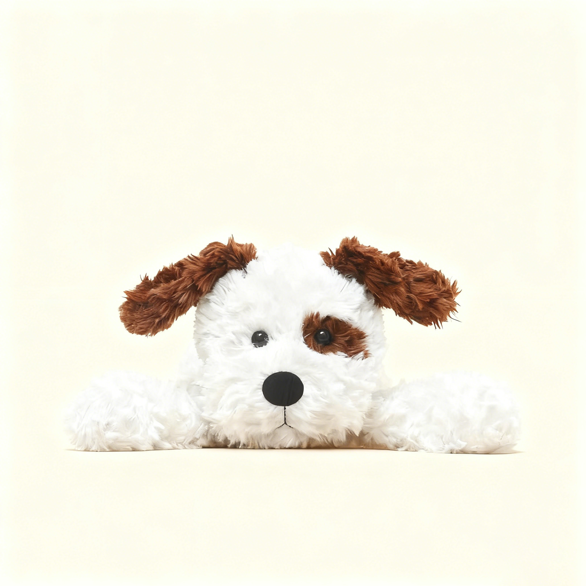 35cm Cute Lying Dog Plush Toys Fluffy Cartoon Puppy Doll Kids Companion Soothing Fun Doll Lovely Room Decor Kid Birthday Gift