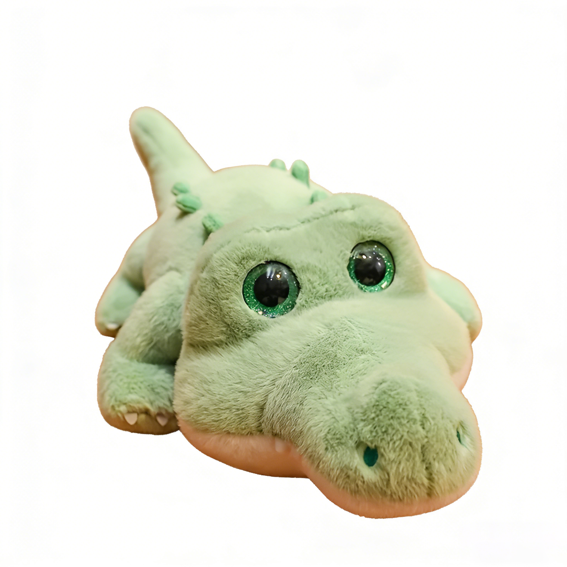 35cm Cute crocodile plush toy, cute plush with big eyes, Kawaii, the most suitable plush toy for bedroom and living room
