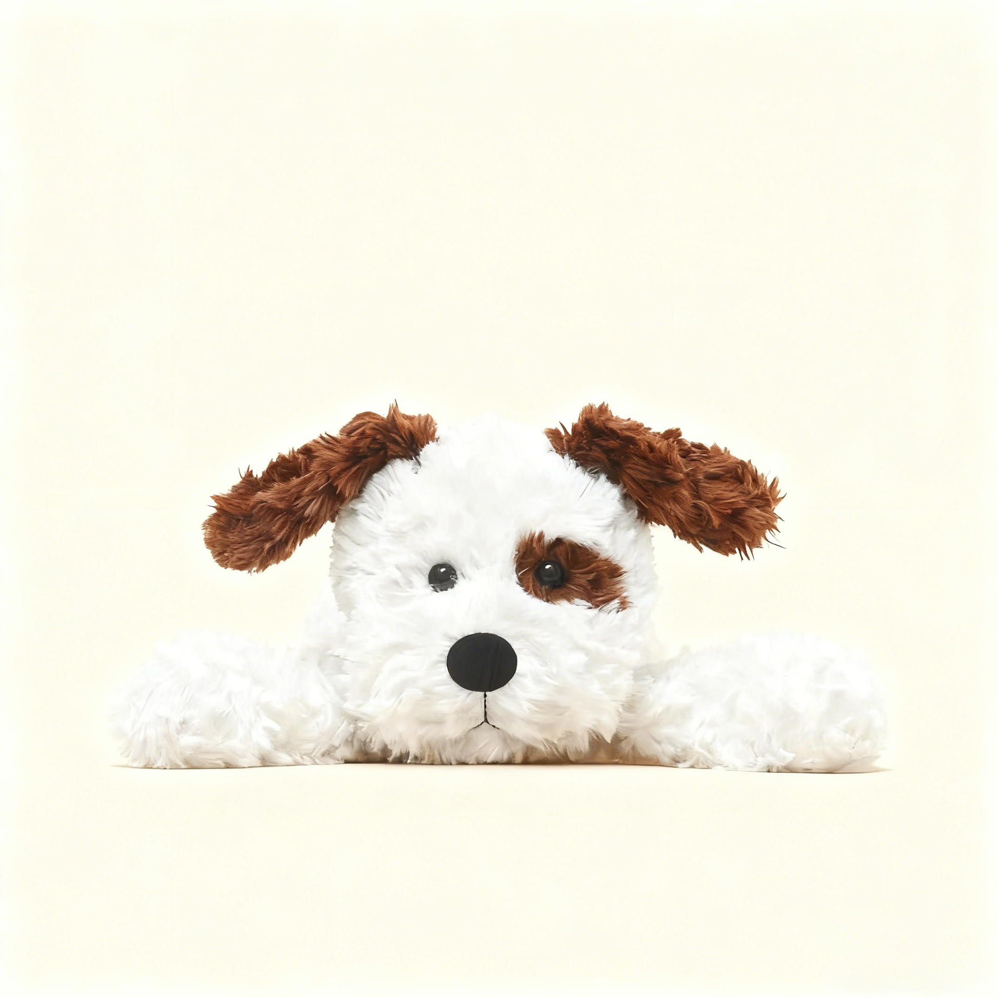 35cm Cute Lying Dog Plush Toys Fluffy Cartoon Puppy Doll Kids Companion Soothing Fun Doll Lovely Room Decor Kid Birthday Gift