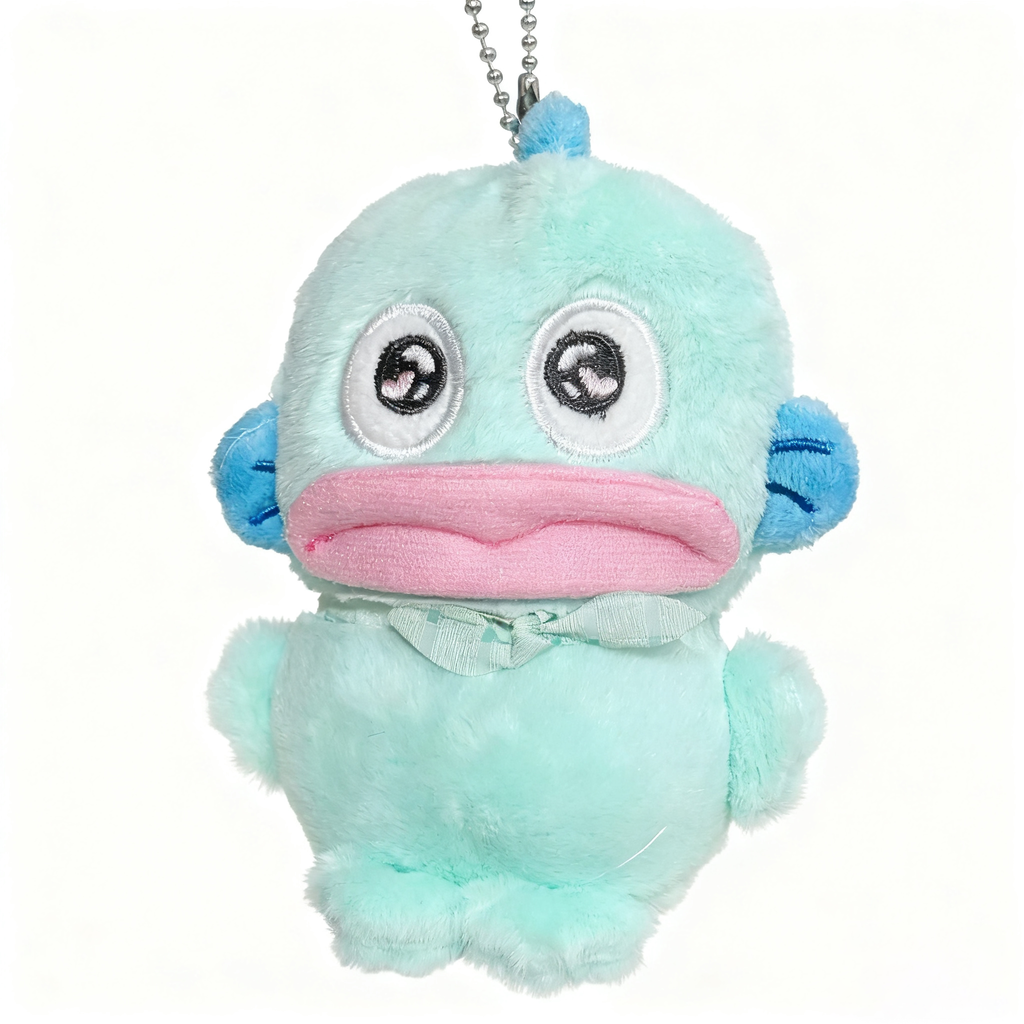JELLY SIGHT Blue Flannel Plush Keychains - Japanese Movie & TV Themed, CE - Certified, Unisex for 14+y & 18+
