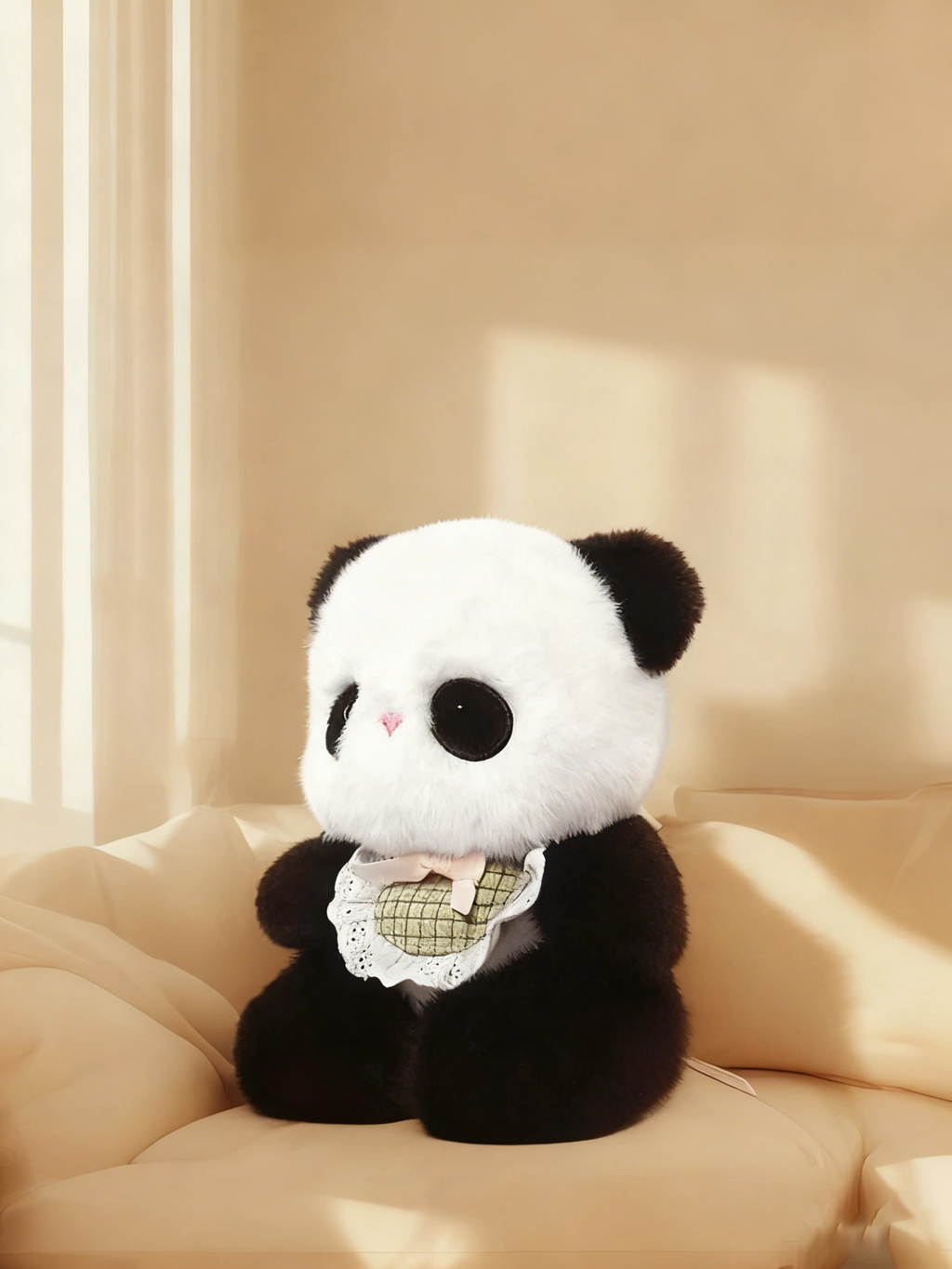Bear Stuffed Animal Plush Toy Cute Soft Body Doll Pillow Kawaii Giant Panda, Gift for Kids Boy Girl Birthday Valentines Christma