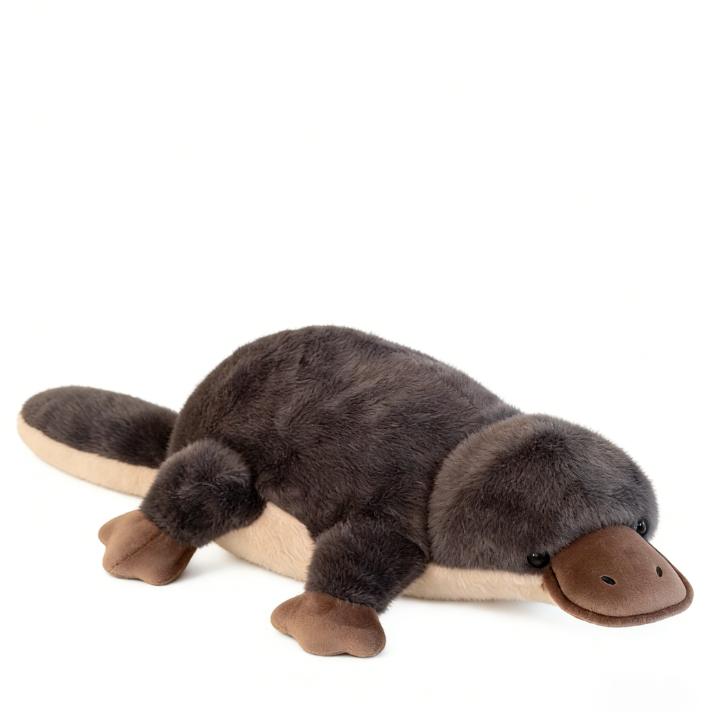 "Realistic Platypus Plush Toy - Soft Stuffed Australian Wildlife Animal for Kids & Adults, Cuddly Platypus Doll Gift for Bedroom Decor & Animal Lovers"