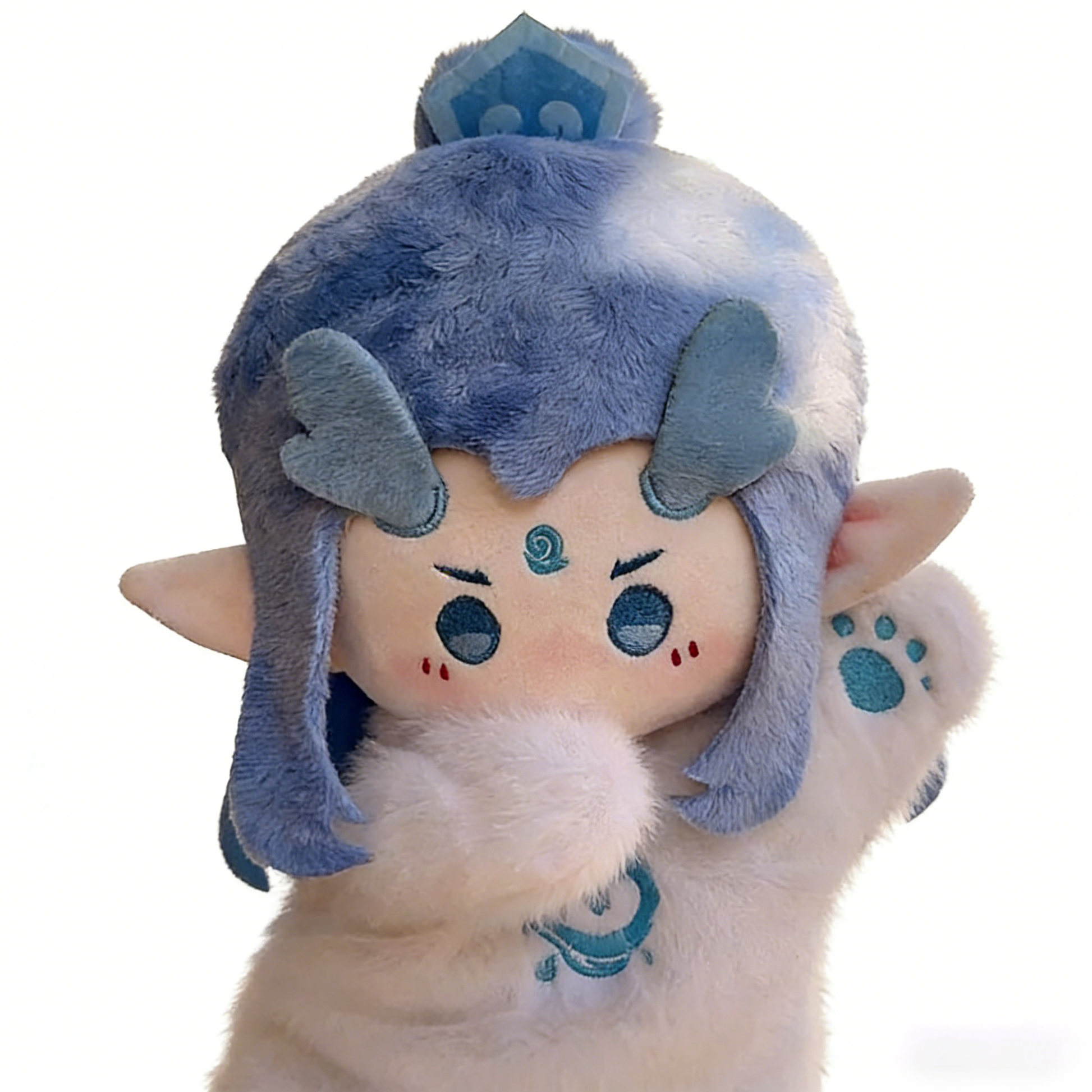 Cute Shark Hand Puppet Plush Toy - Soft Fluffy Animal Hand Puppets for Kids Toddlers, Interactive Puppet Show Toys, Gift for Boys Girls Birthday & Playtime