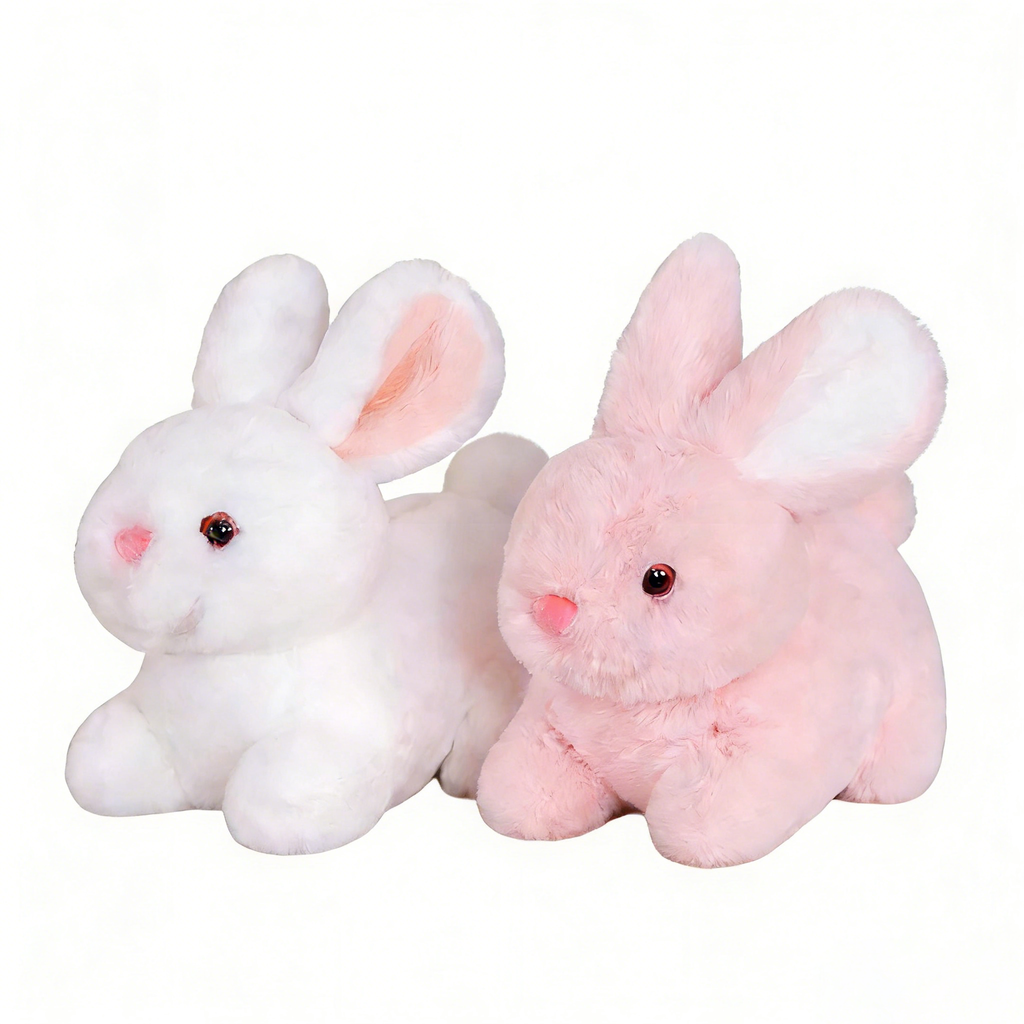 "Cute Bunny Plush Toy Set - Soft Stuffed Rabbit with Keychain | Kawaii Rabbit Plush for Kids, Bag Charms & Home Decor (Multiple Sizes/Colors)"