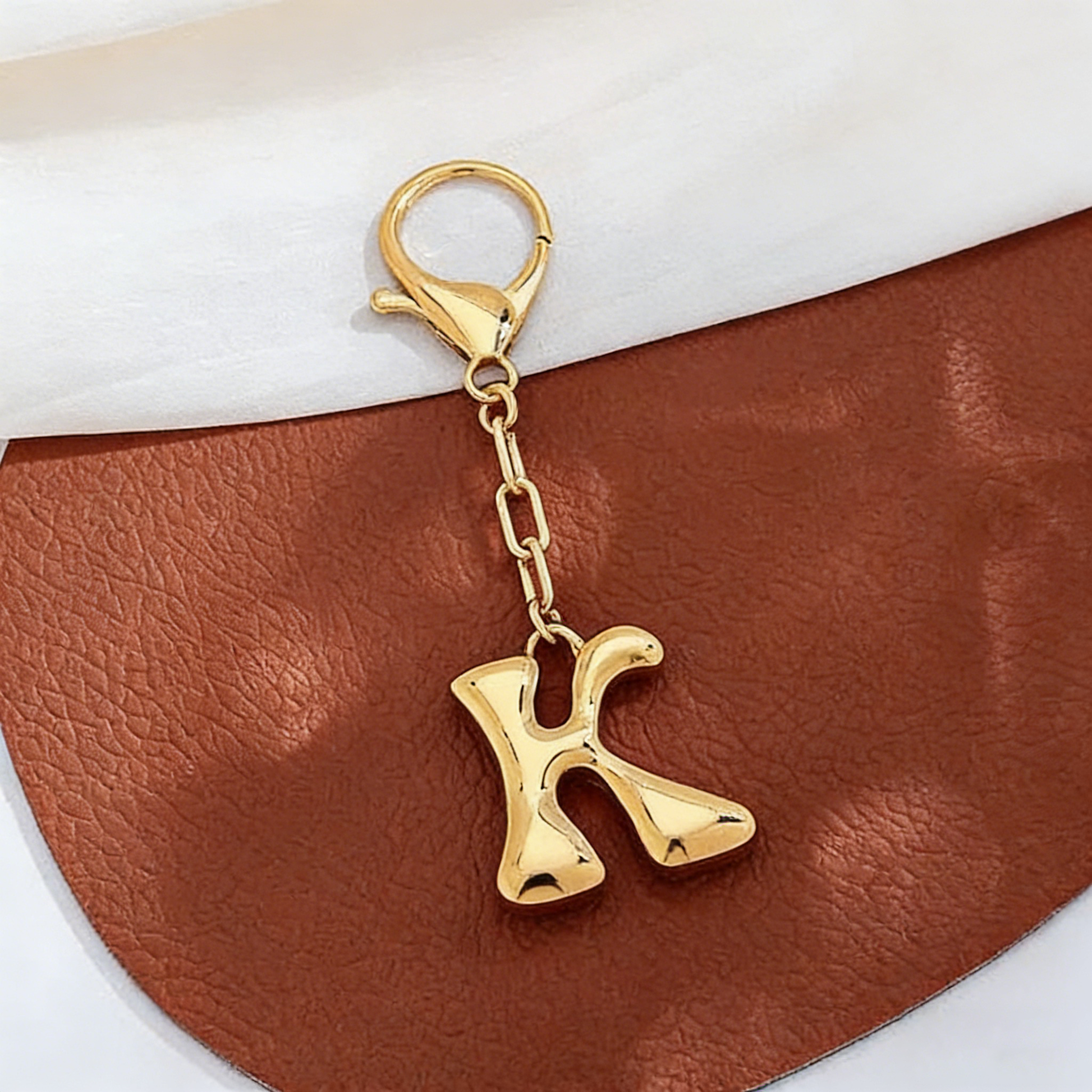 Metal letter pendant