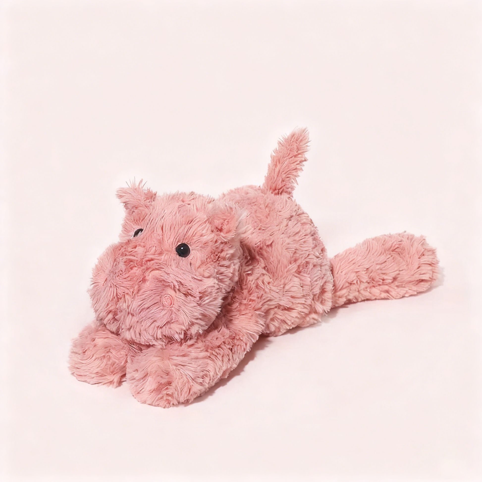 Pink Stuffed Plush Toys Cute Hippopotamus Sleep Pillow Companion Home Decor Adorable Gift Doll Birthday for Kids Girls Boy