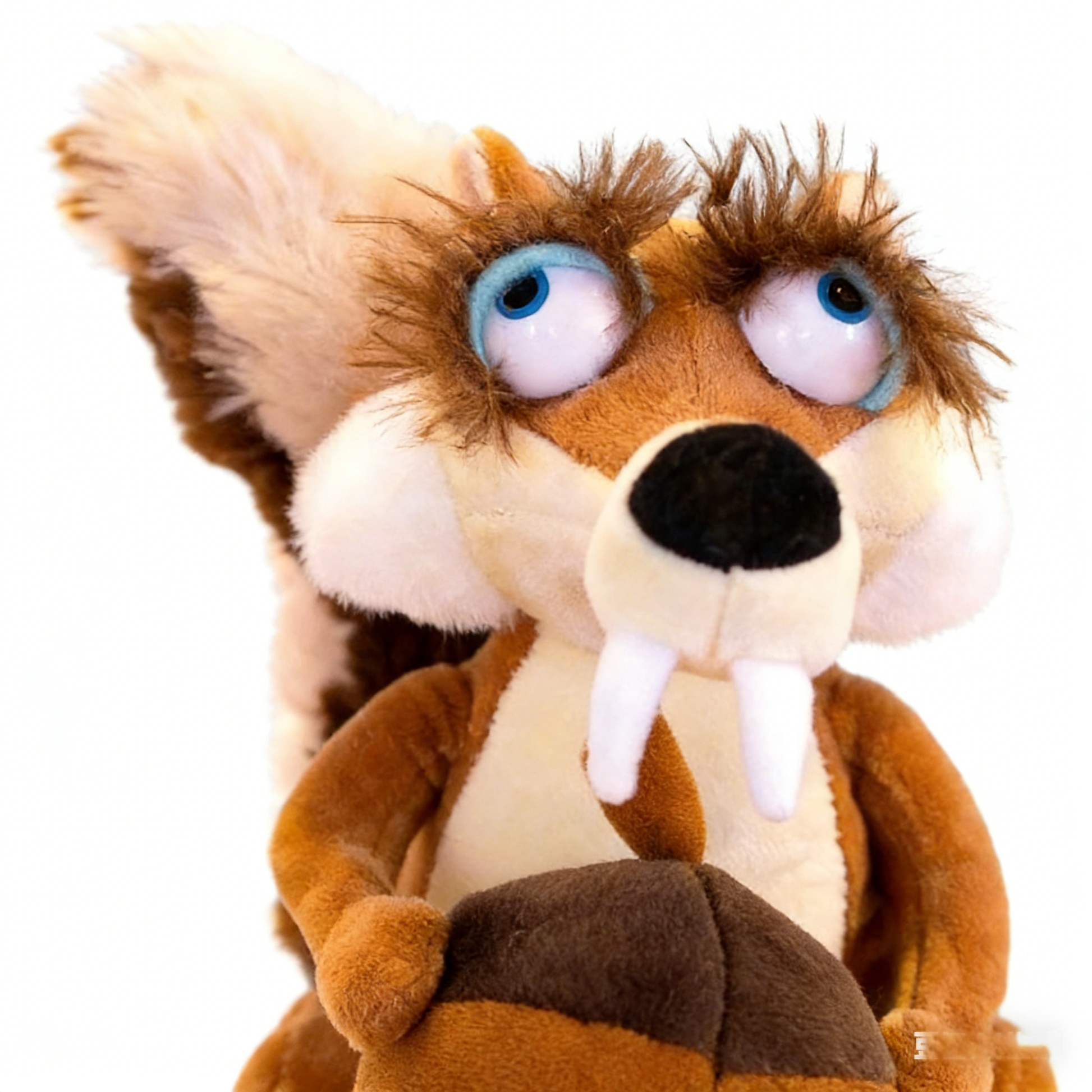 Ice Age Plush Toys Set - Sid, Manny, Diego & Scrat Stuffed Animals | Soft Plush Figures for Kids Gifts, Collectibles & Decor