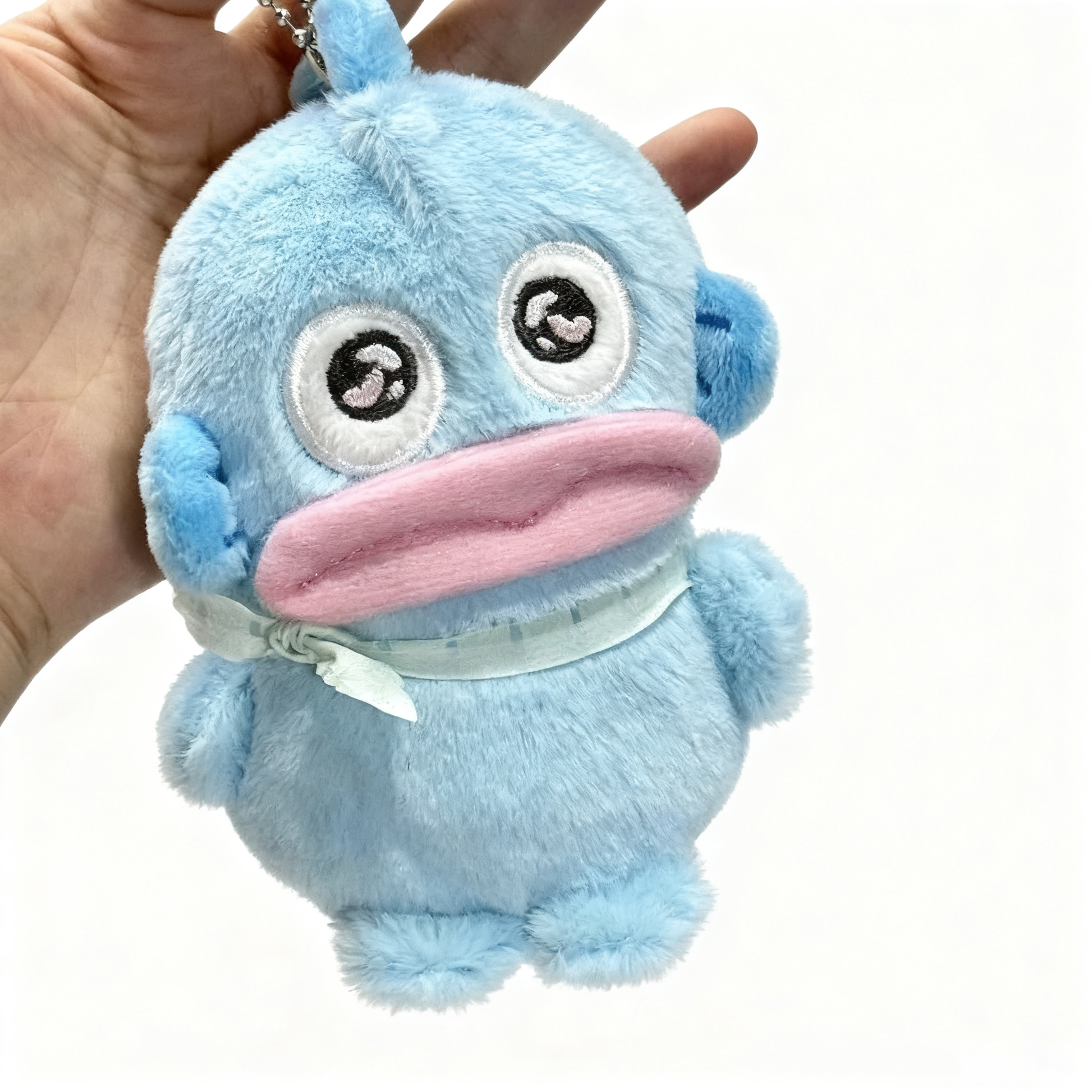 JELLY SIGHT Blue Flannel Plush Keychains - Japanese Movie & TV Themed, CE - Certified, Unisex for 14+y & 18+