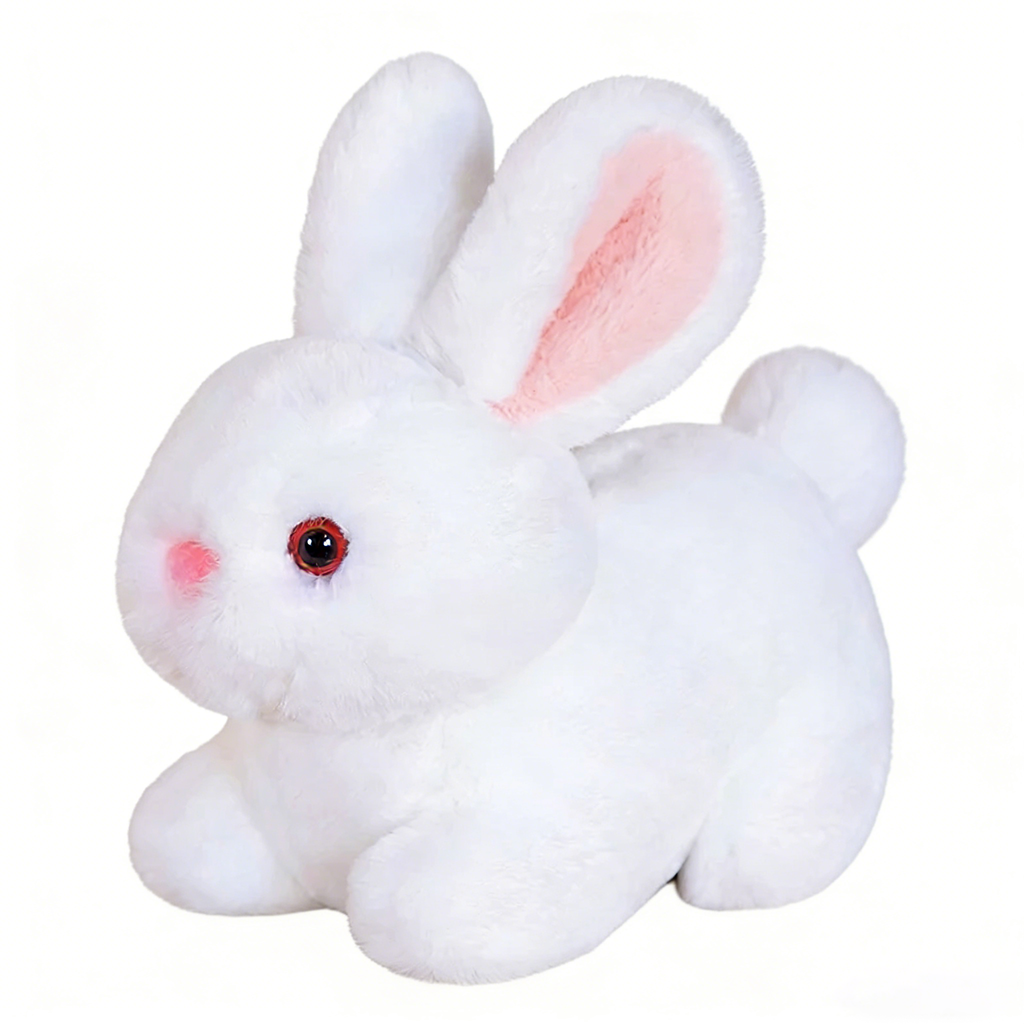 "Cute Bunny Plush Toy Set - Soft Stuffed Rabbit with Keychain | Kawaii Rabbit Plush for Kids, Bag Charms & Home Decor (Multiple Sizes/Colors)"