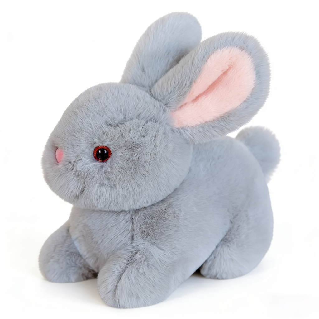 "Cute Bunny Plush Toy Set - Soft Stuffed Rabbit with Keychain | Kawaii Rabbit Plush for Kids, Bag Charms & Home Decor (Multiple Sizes/Colors)"