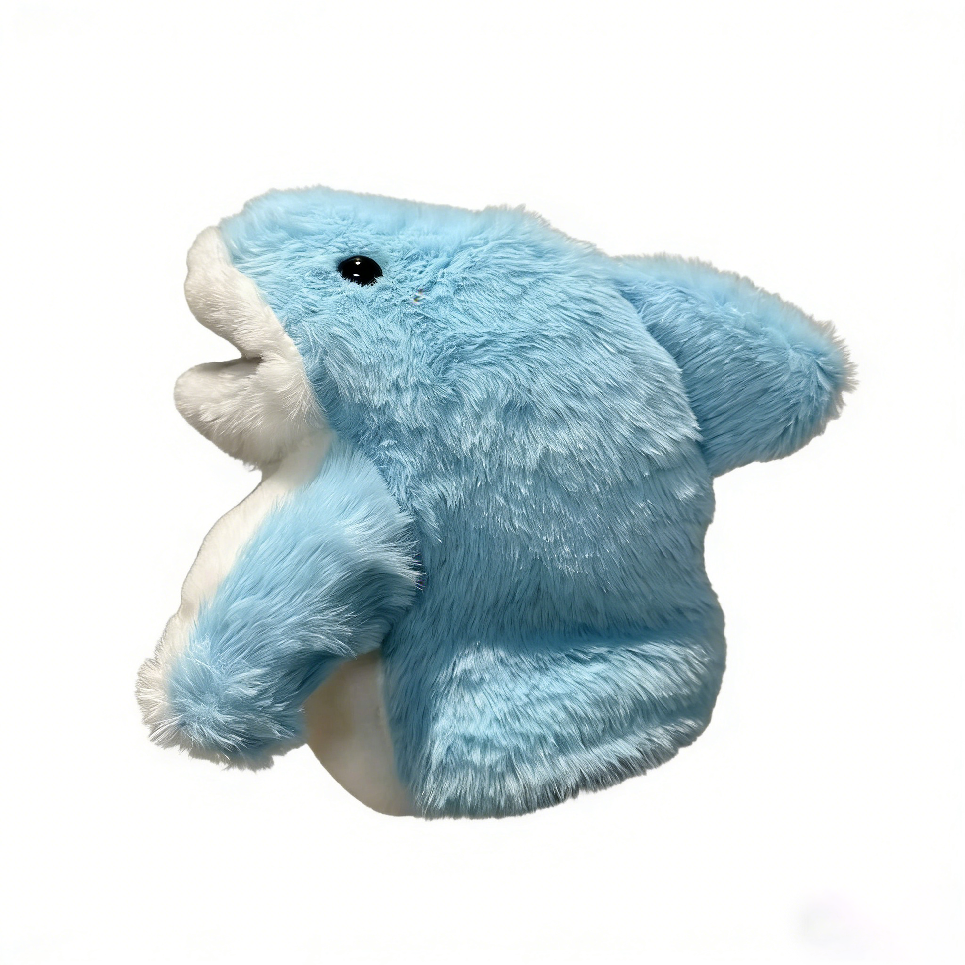 Cute Shark Hand Puppet Plush Toy - Soft Fluffy Animal Hand Puppets for Kids Toddlers, Interactive Puppet Show Toys, Gift for Boys Girls Birthday & Playtime