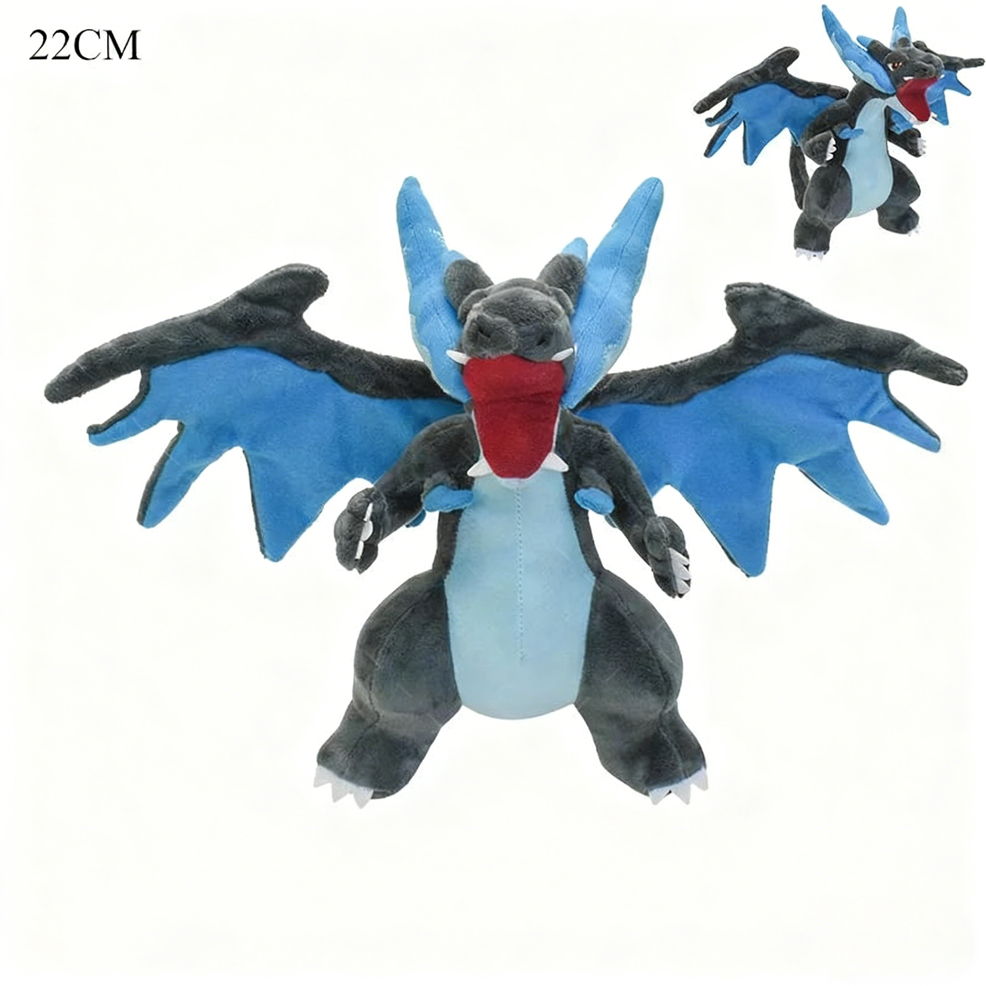 Pokemon Plush Shiny Gyarados Charizard Mega Rayquaza Hisuian Zorua Ho-Oh Lucario Butterfree Anime Stuffed Peluche Kids Xmas Gift