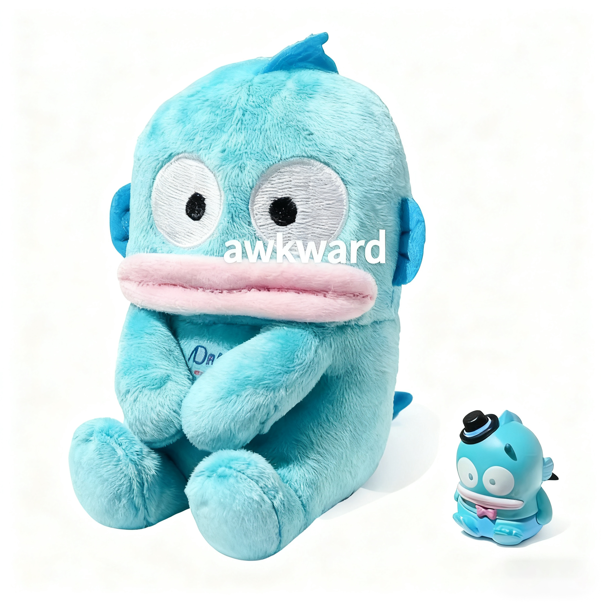 JELLY SIGHT Blue Flannel Plush Keychains - Japanese Movie & TV Themed, CE - Certified, Unisex for 14+y & 18+