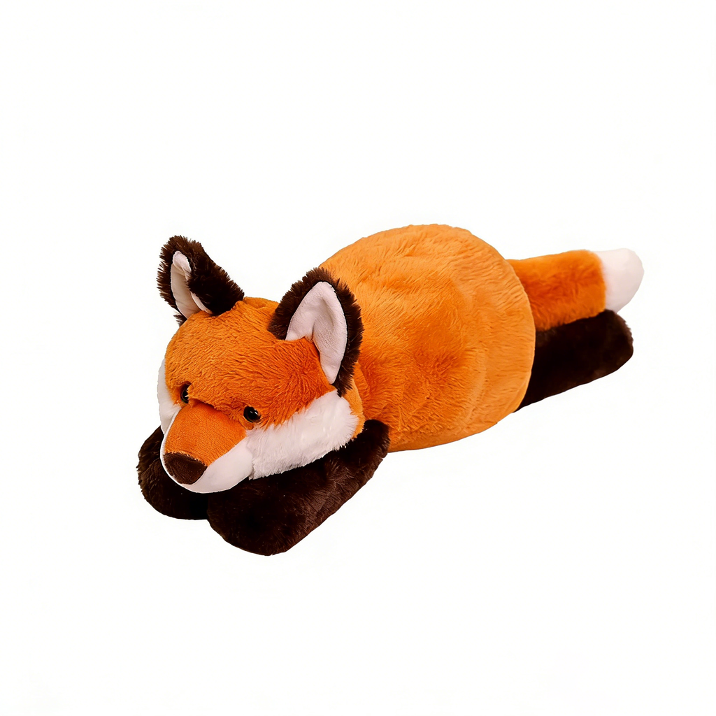 Cute Fox & Raccoon Stuffed Animals Set - Soft Plush Cuddly Toys for Kids Adults, Birthday Christmas Gift, Huggable Bedtime Companions