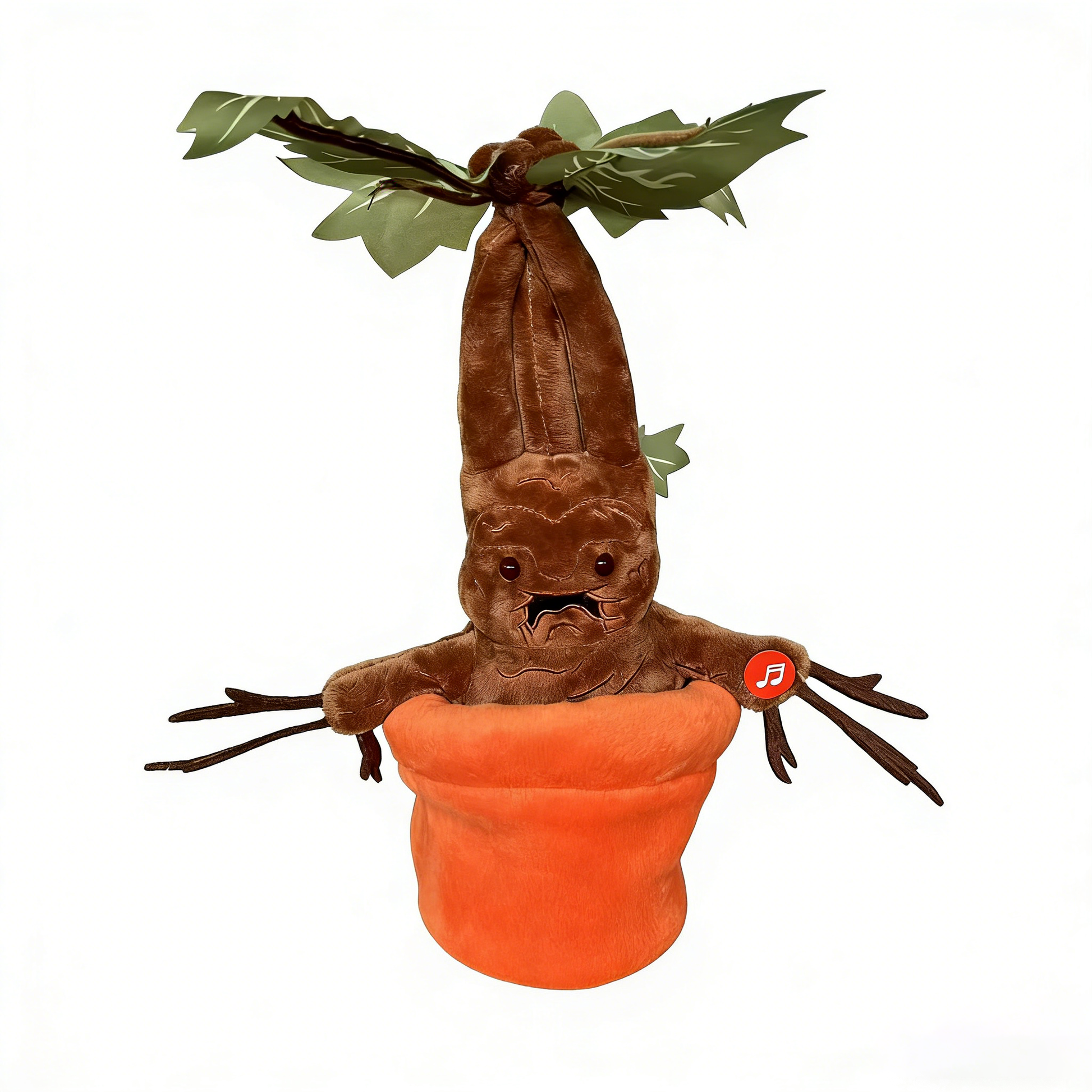 Mandrake Root Plush Toy (Harry Potter Inspired) – Soft Stuffed Figure with Plush Pot
