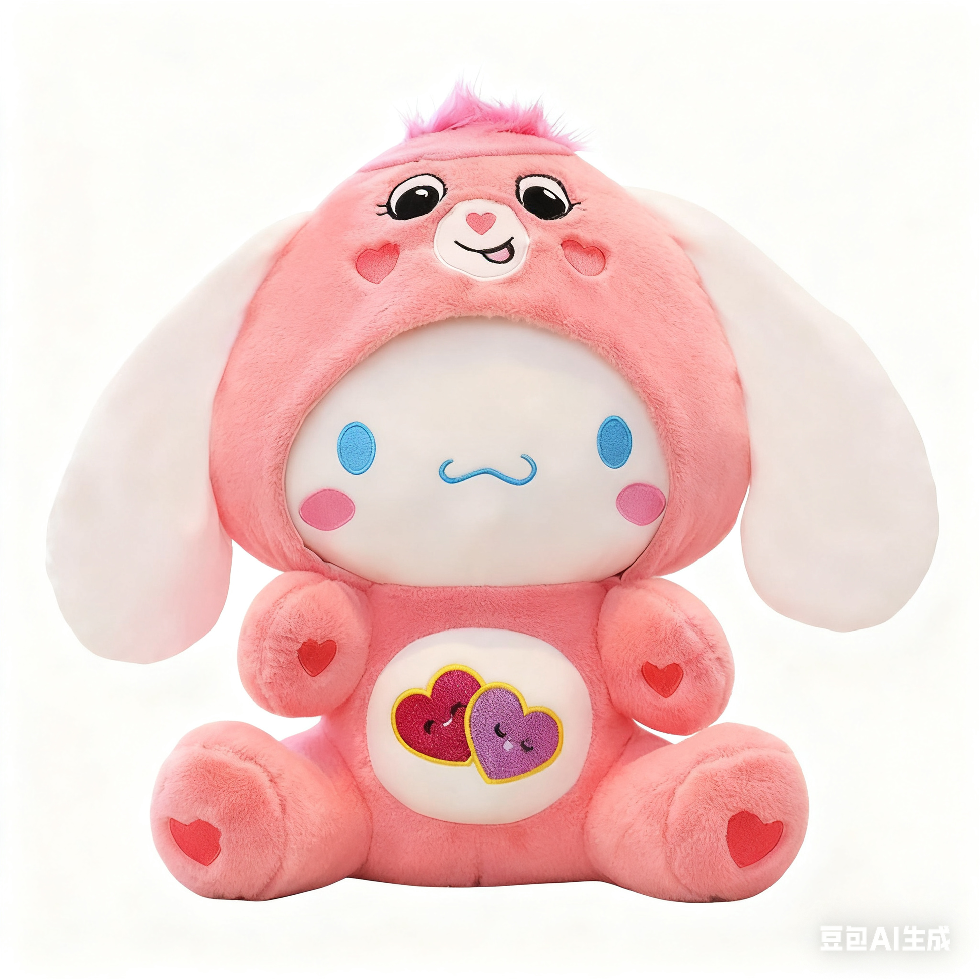 Meet the Dreamy Sanrio x Care Bears Crossover Plushies: 30cm of Rainbow Magic!