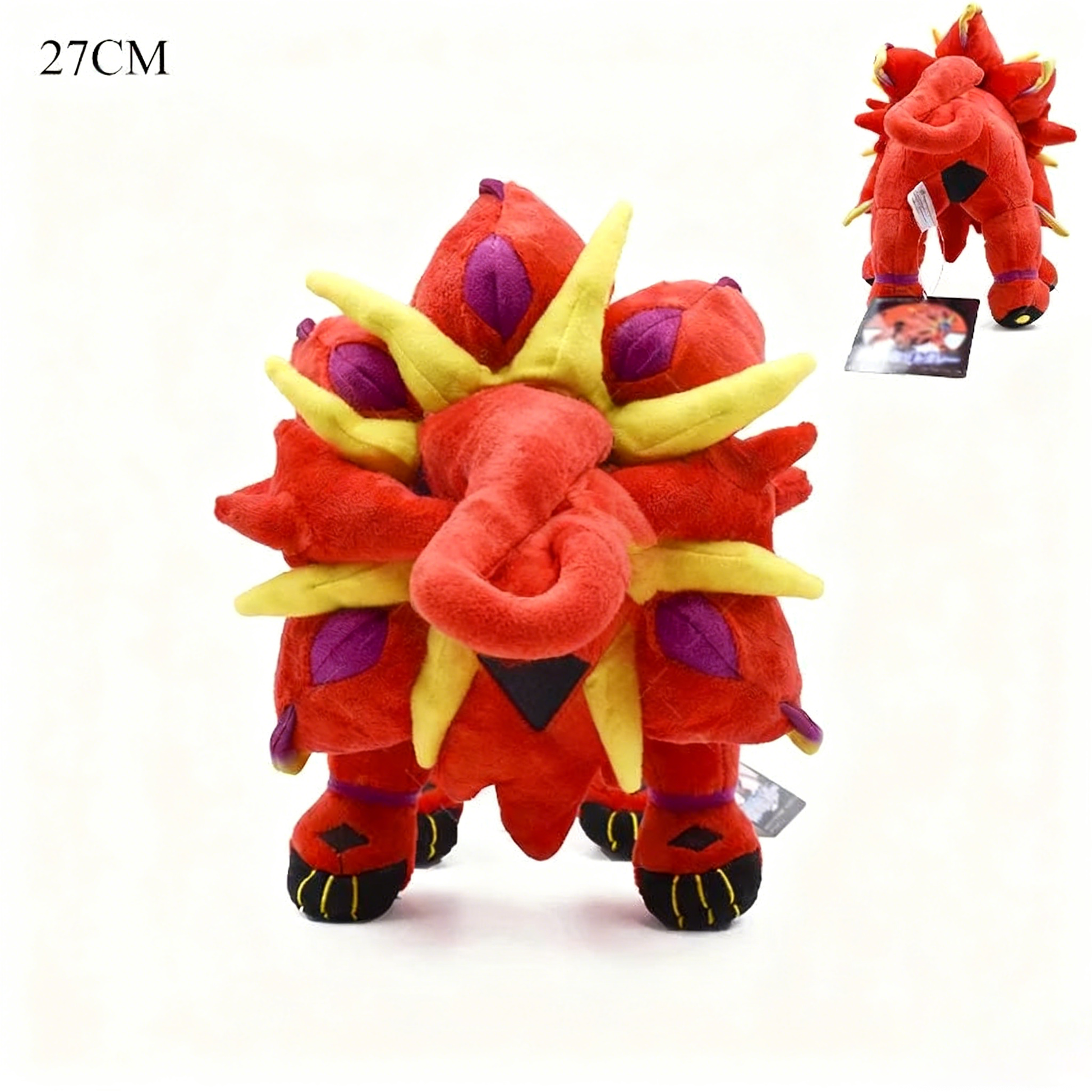 Pokemon Plush Shiny Gyarados Charizard Mega Rayquaza Hisuian Zorua Ho-Oh Lucario Butterfree Anime Stuffed Peluche Kids Xmas Gift