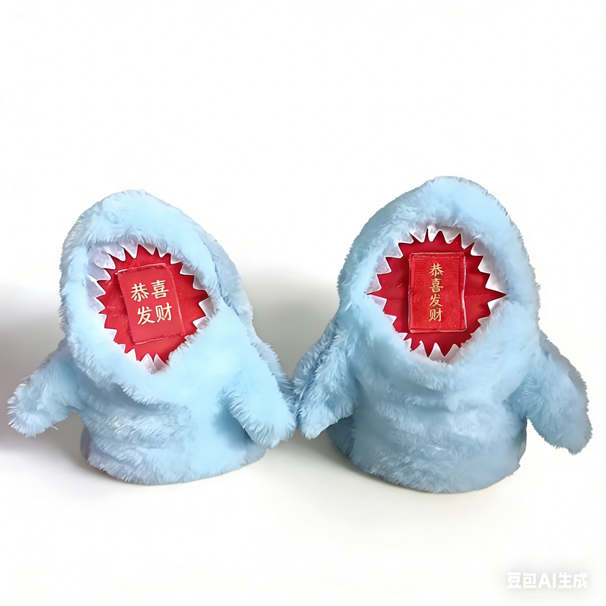 Cute Shark Hand Puppet Plush Toy - Soft Fluffy Animal Hand Puppets for Kids Toddlers, Interactive Puppet Show Toys, Gift for Boys Girls Birthday & Playtime