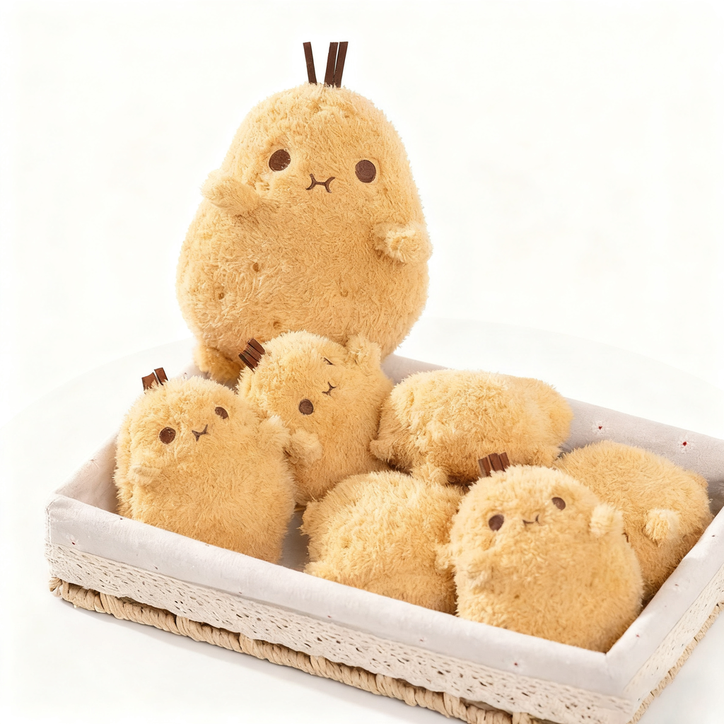 Cute Lovely Potato Plush Toys Cartoon Vegetable Stuffed Dolls Birthday Gift Sleeping Plushie Car Bed Sofa Plush Decoration