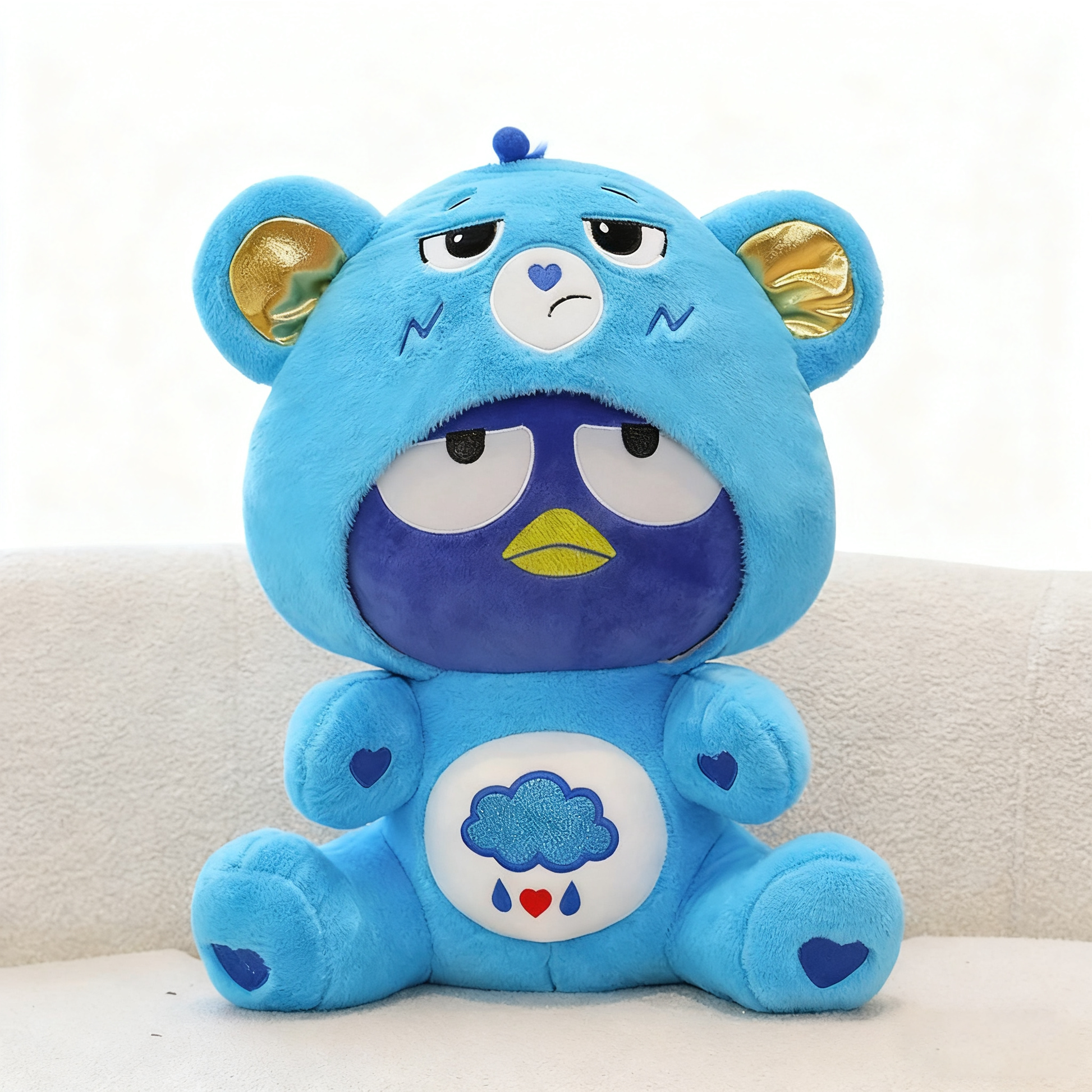 Meet the Dreamy Sanrio x Care Bears Crossover Plushies: 30cm of Rainbow Magic!