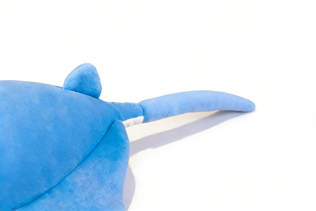 "Cute Manta Ray Plush Toy - Soft Stuffed Animal Pillow | Kawaii Ocean Sea Creature Plush for Kids & Adults (2 Colors)"