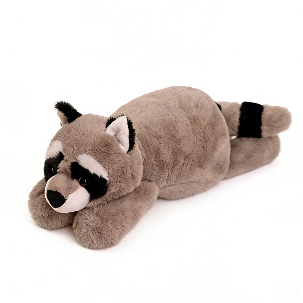 Cute Fox & Raccoon Stuffed Animals Set - Soft Plush Cuddly Toys for Kids Adults, Birthday Christmas Gift, Huggable Bedtime Companions