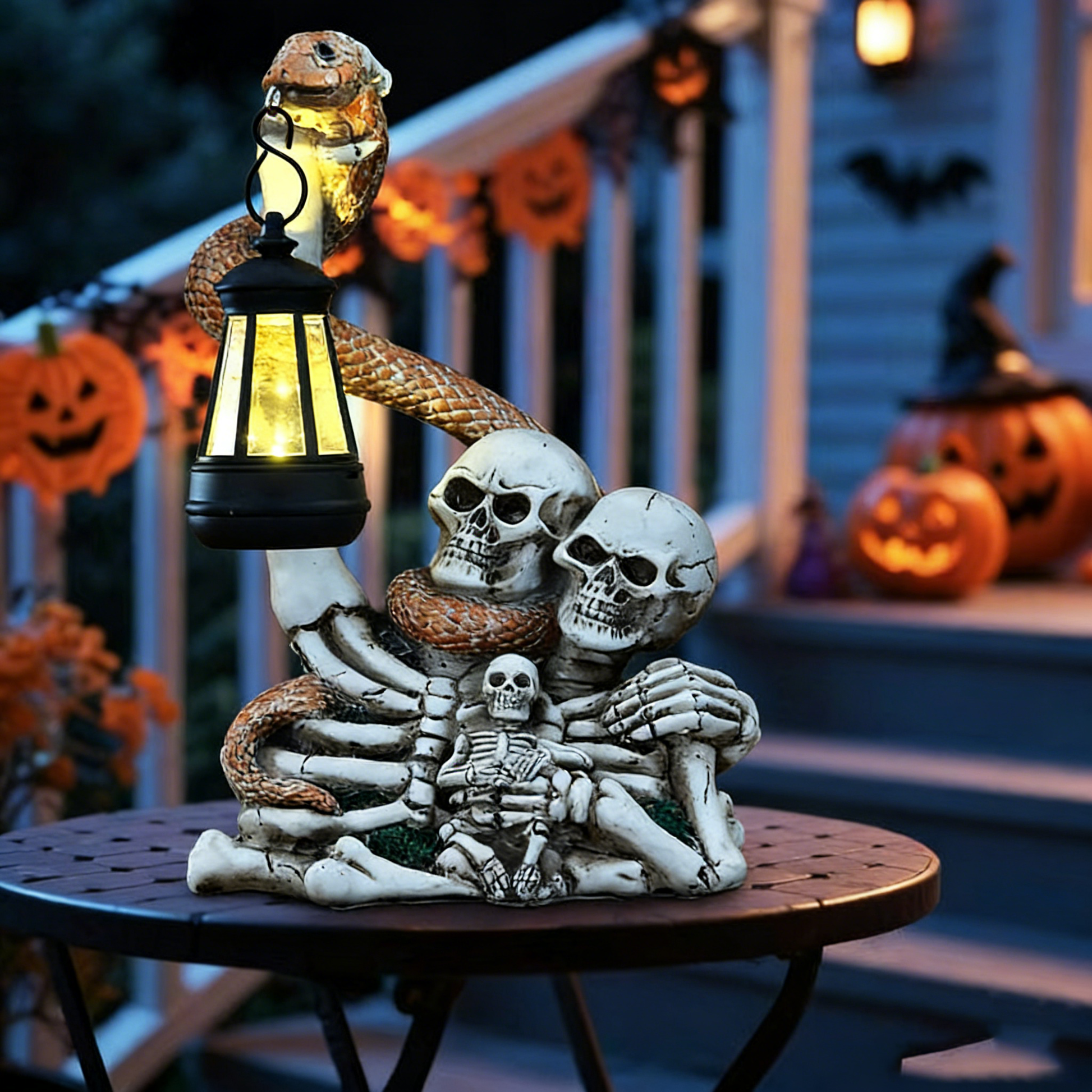 Solar Garden Lights Resin Elf Statue - Outdoor Decorative Solar-Powered LED Lights for Yard, Patio, Garden - Cute Resin Fairy/Elephant/Cat Figurine Solar Lamp (Waterproof, Auto On/Off)