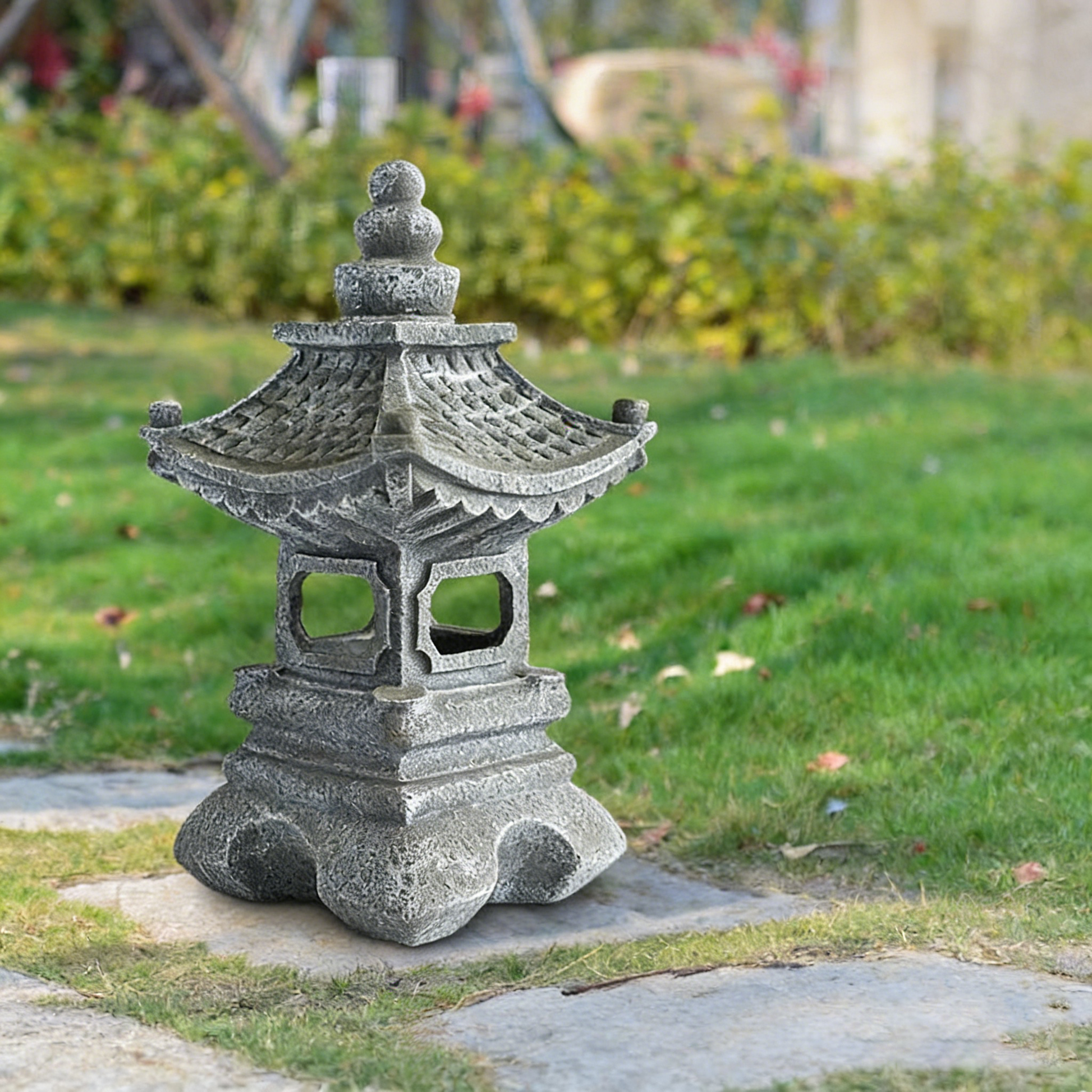 Solar Garden Lights Resin Elf Statue - Outdoor Decorative Solar-Powered LED Lights for Yard, Patio, Garden - Cute Resin Fairy/Elephant/Cat Figurine Solar Lamp (Waterproof, Auto On/Off)