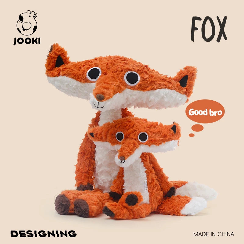 Stuffed Animals Adorable Fox Plush Toys 15 inches Soft and Comfort Fox Plush Toy Gift for Kids, Orange/White