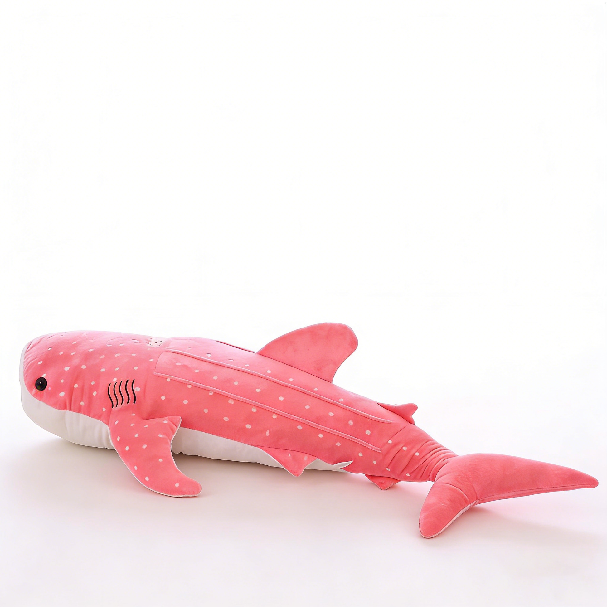 Whale Shark Plush Stuffed Animal (Multiple Sizes with Storage Mouth) - Soft Cuddly Pillow Toy Gift for Kids Adults Bedroom Decor