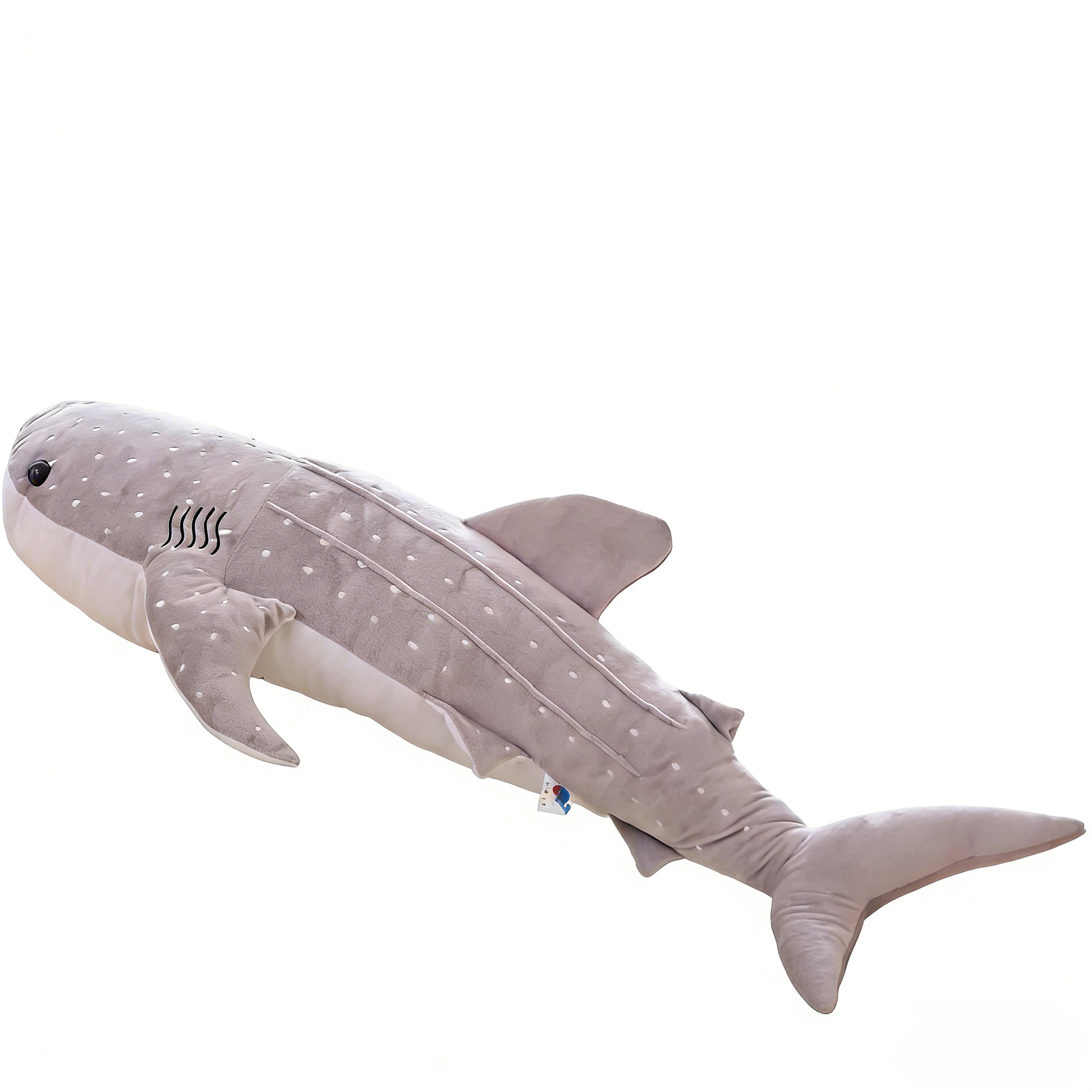 Whale Shark Plush Stuffed Animal (Multiple Sizes with Storage Mouth) - Soft Cuddly Pillow Toy Gift for Kids Adults Bedroom Decor