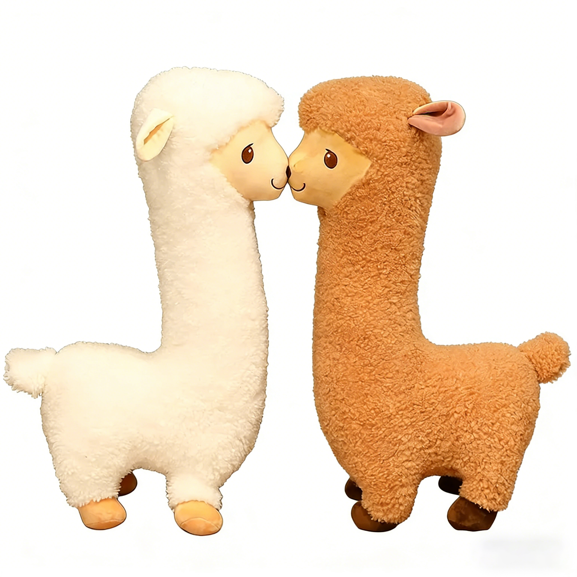 Cute Alpaca Plush Stuffed Animal (Multiple Sizes & Colors) - Soft Fluffy Cuddly Toy Gift for Kids Adults Bedroom Decorow Animals Nap Sleeping Pillow