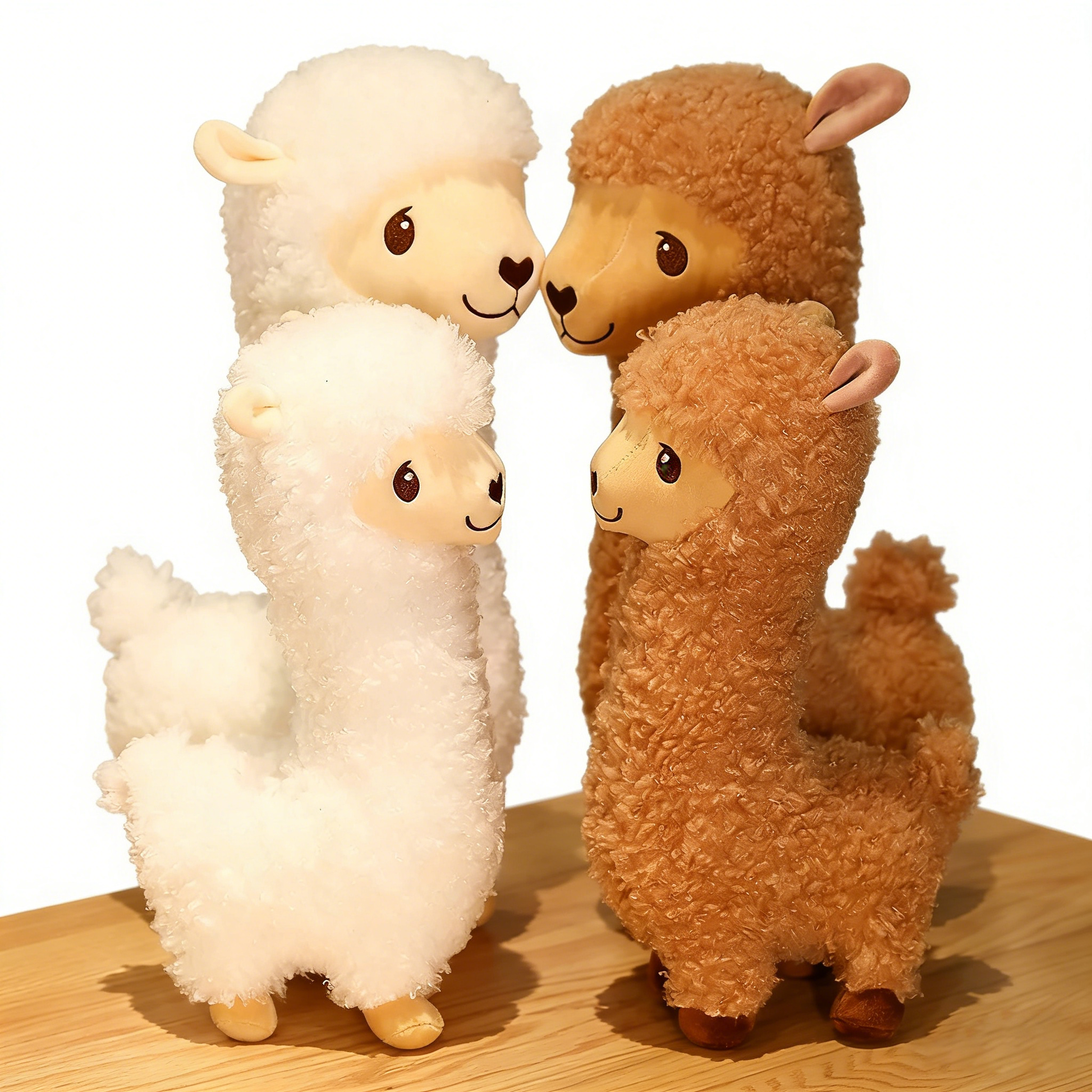 Cute Alpaca Plush Stuffed Animal (Multiple Sizes & Colors) - Soft Fluffy Cuddly Toy Gift for Kids Adults Bedroom Decorow Animals Nap Sleeping Pillow