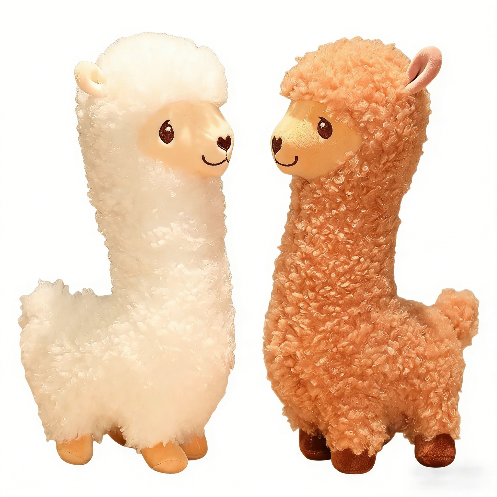 Cute Alpaca Plush Stuffed Animal (Multiple Sizes & Colors) - Soft Fluffy Cuddly Toy Gift for Kids Adults Bedroom Decorow Animals Nap Sleeping Pillow