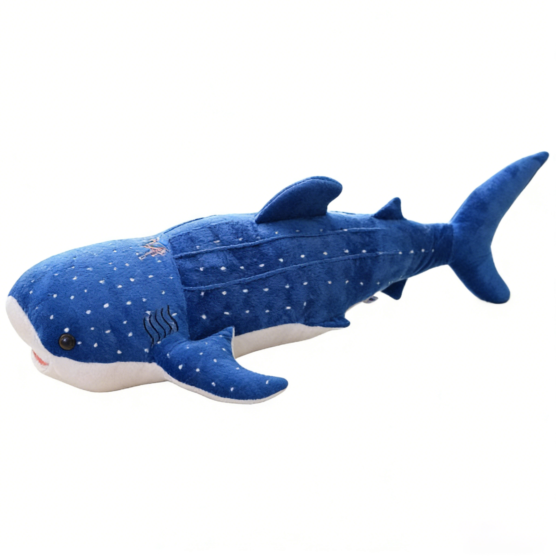 Whale Shark Plush Stuffed Animal (Multiple Sizes with Storage Mouth) - Soft Cuddly Pillow Toy Gift for Kids Adults Bedroom Decor