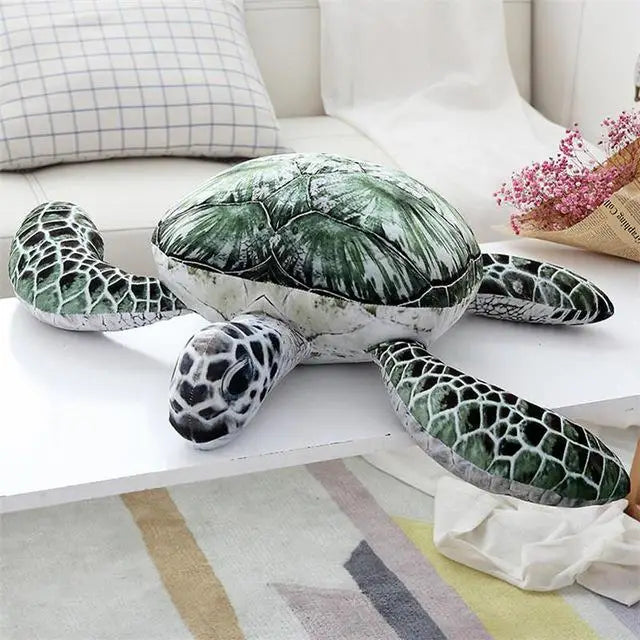 Hot 1pc 20cm Lovely Ocean Sea Turtle Plush Toys Soft Tortoise Stuffed Animal Dolls Pillow Cushion Gifts For Kids