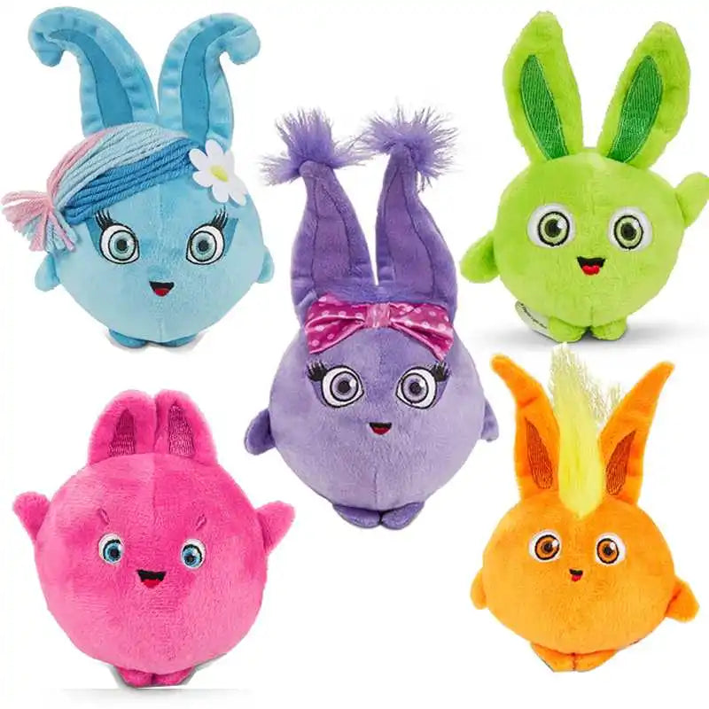 lovely rainbow Sunny Bunnies stuffed animal rabbit plush toys for baby plush doll for girls boys Children's gift