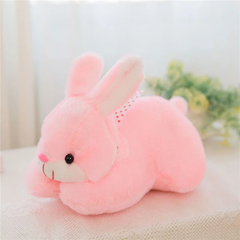 Blotona Lovely Kids Children Soft Plush Toy, Cute Cartoon Rabbit Fluffy Toy Simulation Doll Stuffed Toys for Baby Girlfriend