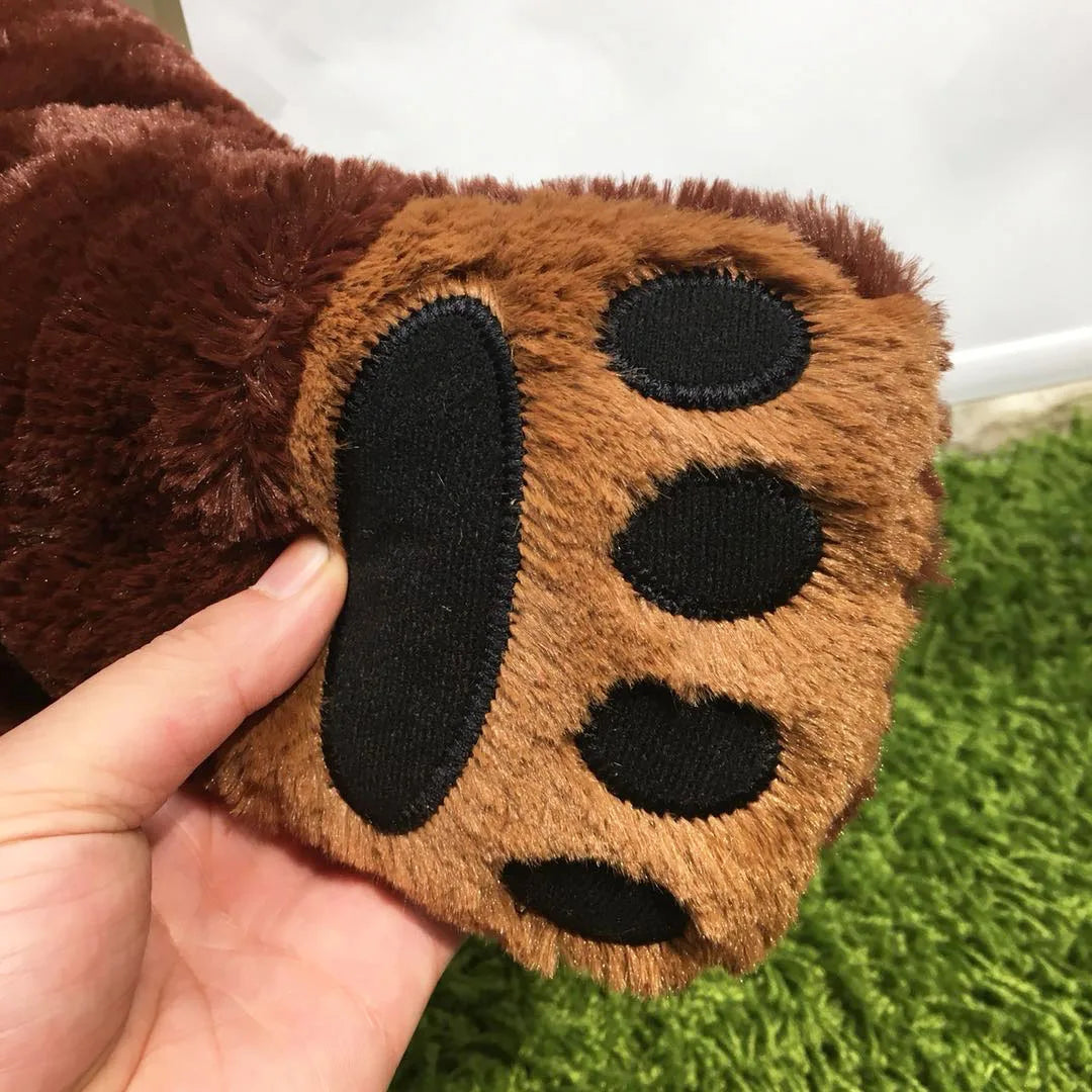 1M Big Simulation Brown Bear Plush Toy Stuffed Animal Giant Mr.Boss  Bear Plush Doll Pillow Soft Cushion Kids Birthday Gift