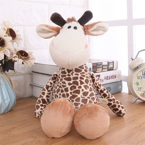 "Jungle Animal Plush Toy Set | Lion Tiger Elephant Giraffe Stuffed Animals | Soft Kawaii Zoo Plushies | Kids Birthday Gift & Nursery Decor