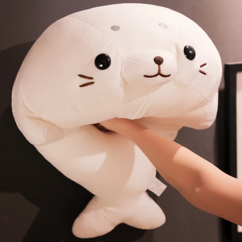 1pc 50/60cm Soft Down Cotton Lying Seal Plush Toys Lovely Stuffed Animal Doll Kawaii Pillow Home Decor Brinquedos Gift for Kids