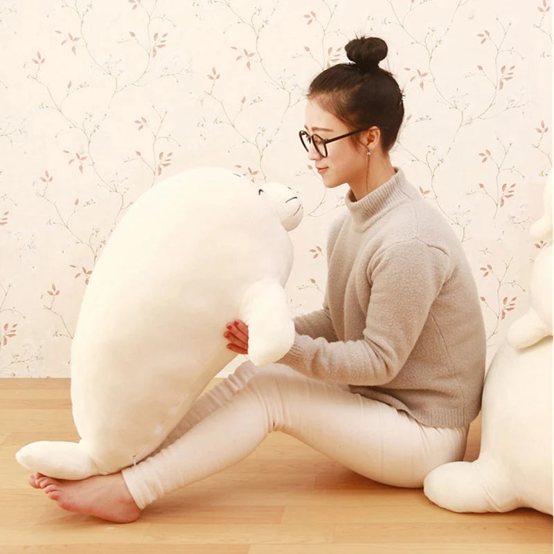 1pc 40/60cm/80cm/100cm Soft Sea Lion Plush Toys Sea World Animal Seal Plush Stuffed Doll Baby Sleeping Pillow Kids Girls Gifts