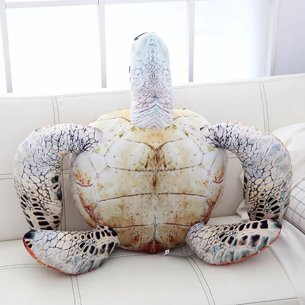 Hot 1pc 20cm Lovely Ocean Sea Turtle Plush Toys Soft Tortoise Stuffed Animal Dolls Pillow Cushion Gifts For Kids